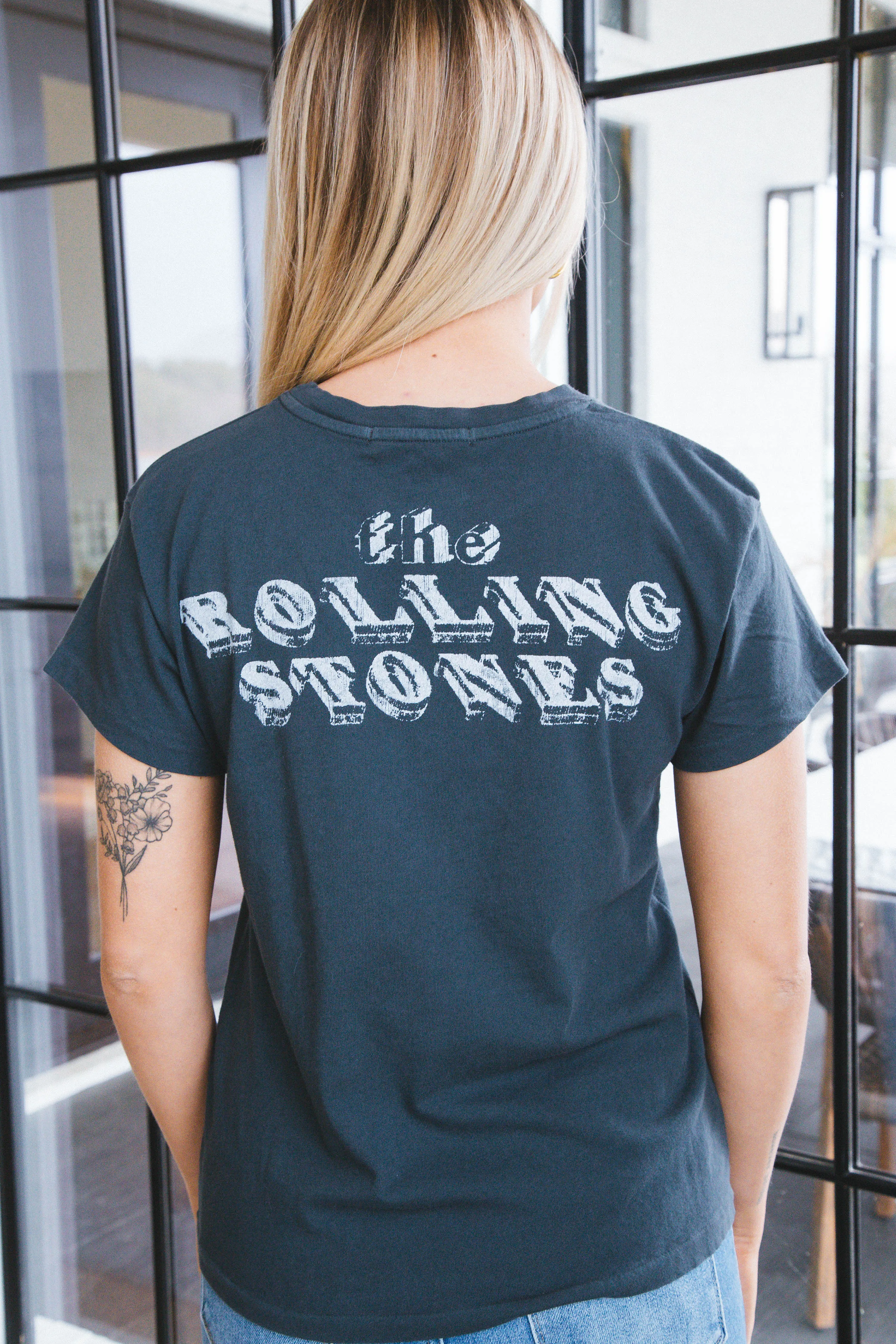Rolling Stones Tongue Tour Tee, Vintage Black | Daydreamer sold by North & Main Clothing Company product image thumbnail 2