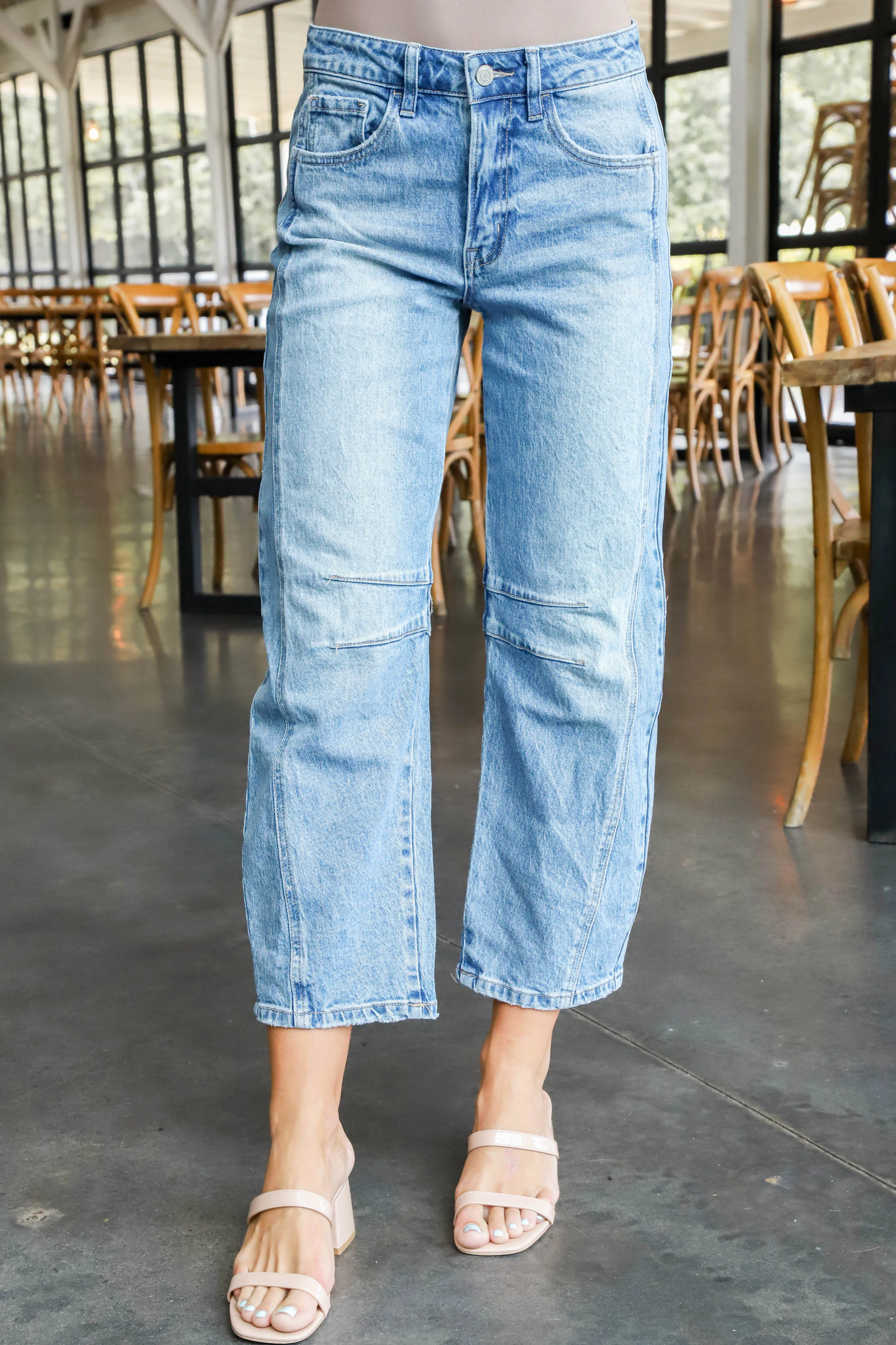 Kate Barrel Leg Jean, Tingle sold by North & Main Clothing Company product image thumbnail 5
