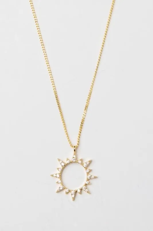 Starburst Necklace, Gold | Brenda Grands sold by North & Main Clothing Company