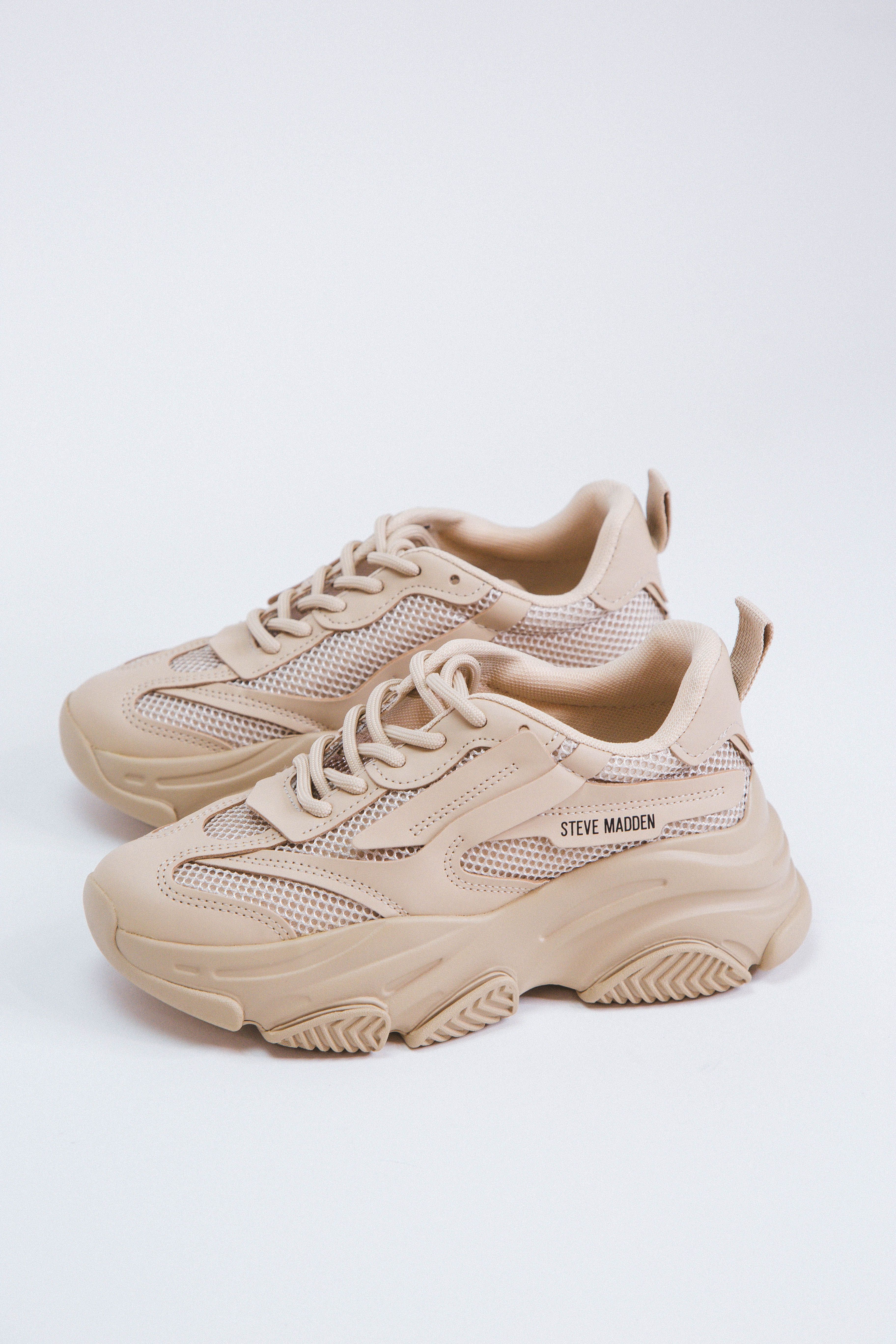 Possession Chunky Sneaker, Tan | Steve Madden sold by North & Main Clothing Company