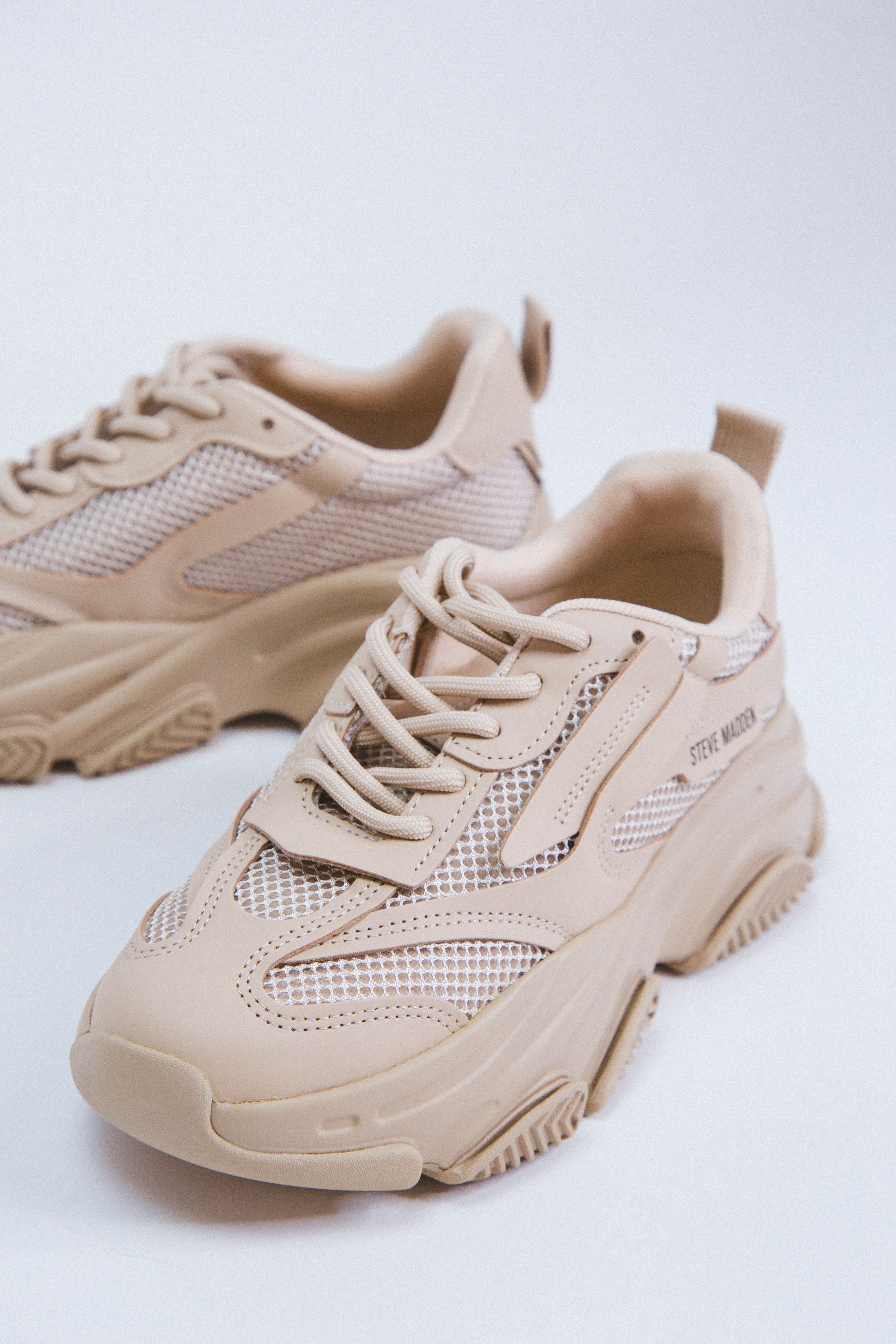 Possession Chunky Sneaker, Tan | Steve Madden sold by North & Main Clothing Company product image thumbnail 2