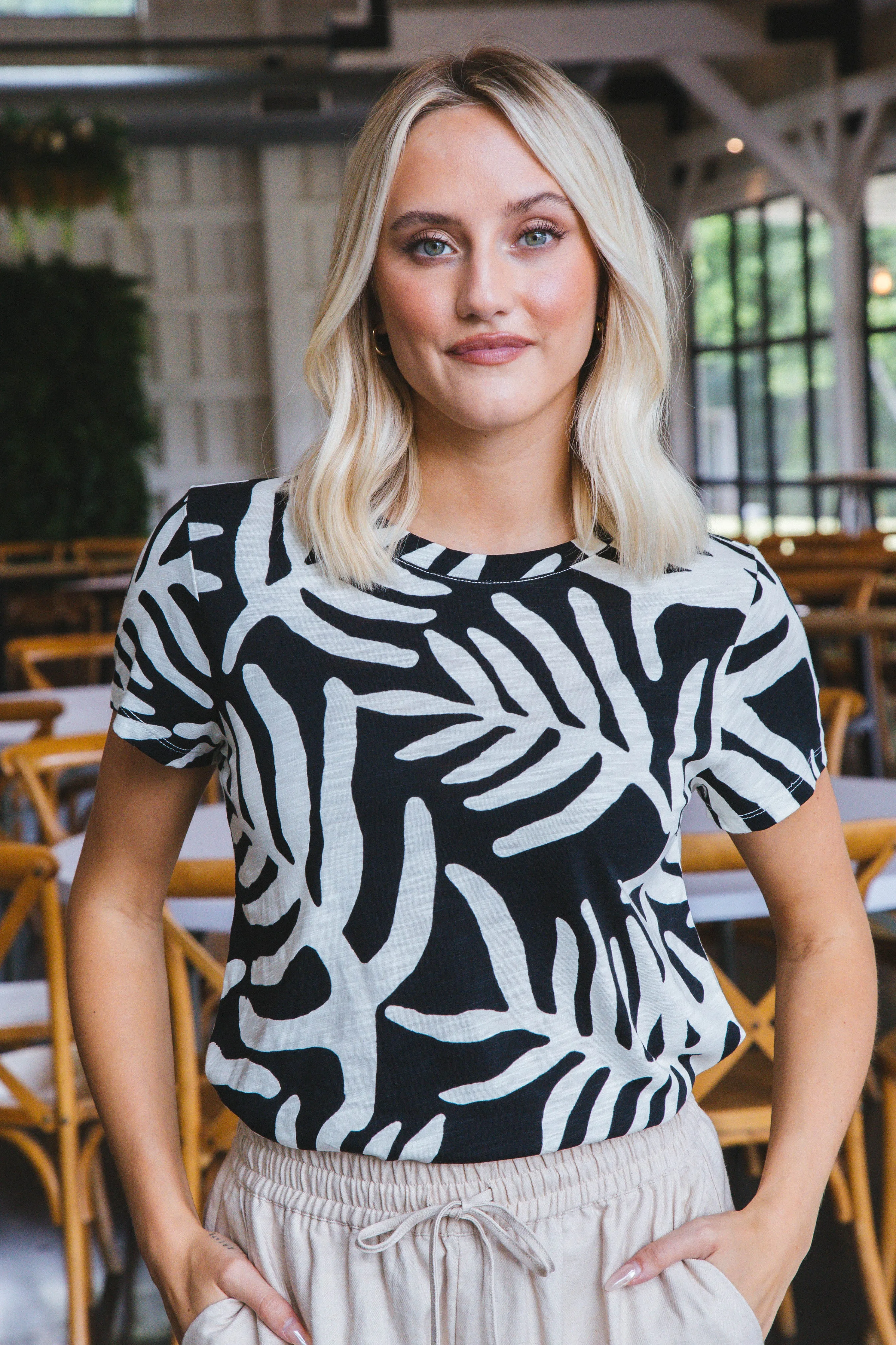 The Perfect Tee, Night Palm | Sanctuary sold by North & Main Clothing Company product image thumbnail 2