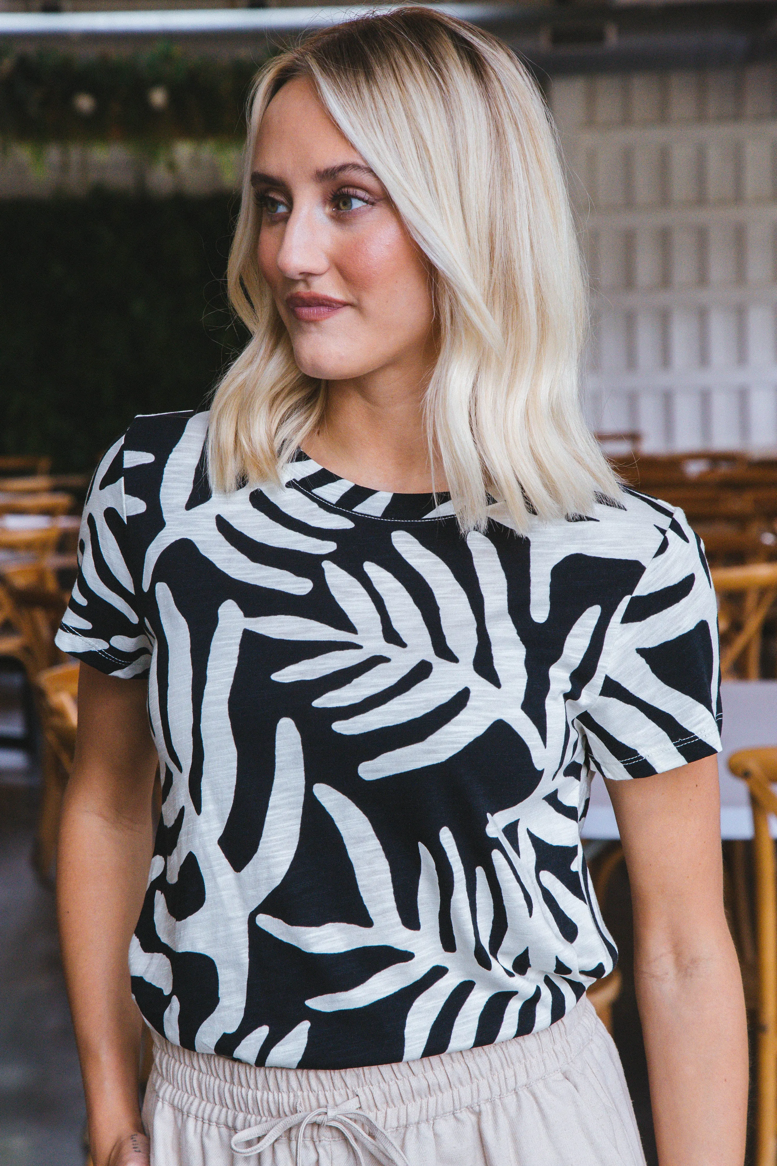 The Perfect Tee, Night Palm | Sanctuary sold by North & Main Clothing Company product image thumbnail 5