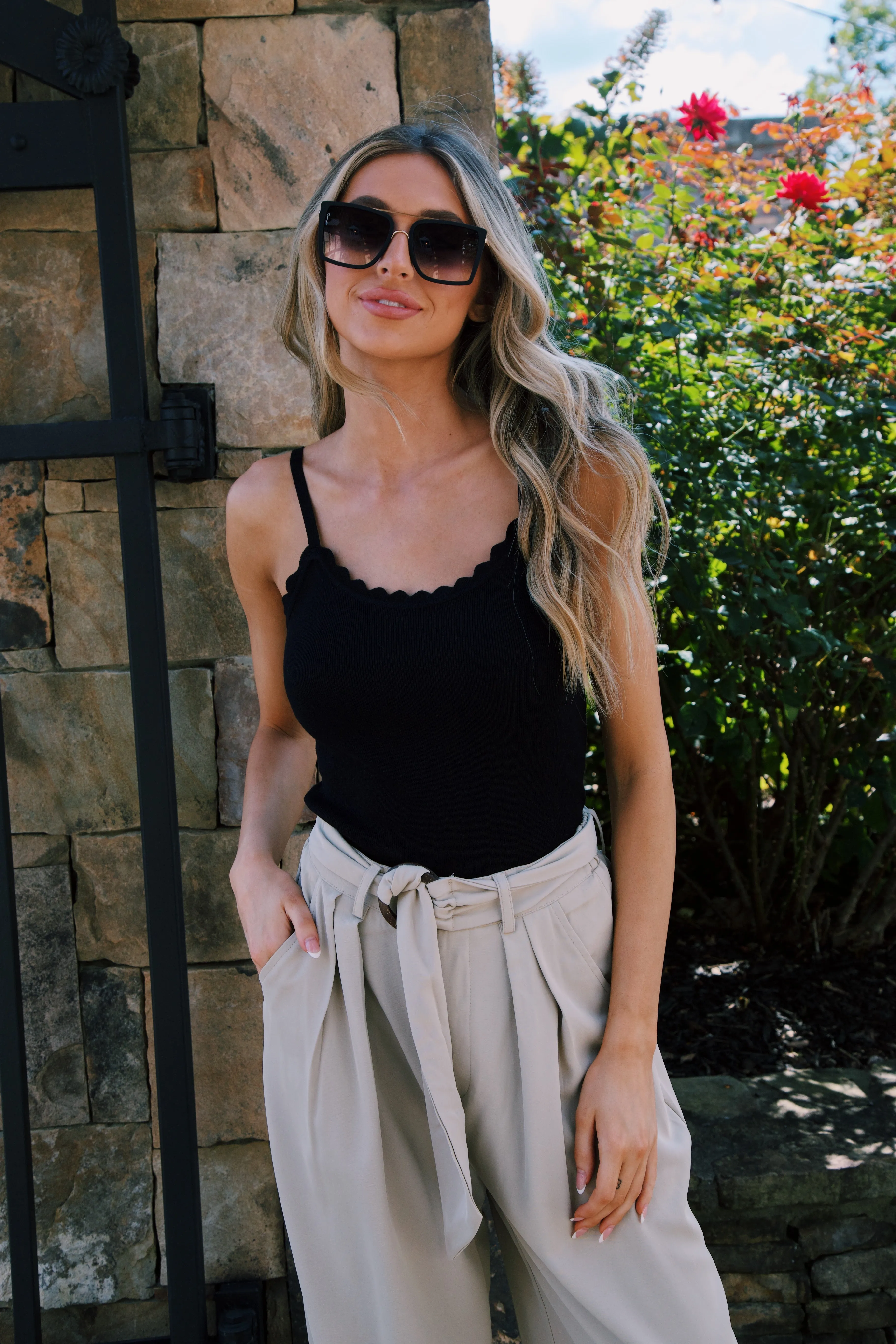 Velda Sunglasses, Black/Goldfade | Otra sold by North & Main Clothing Company product image thumbnail 3