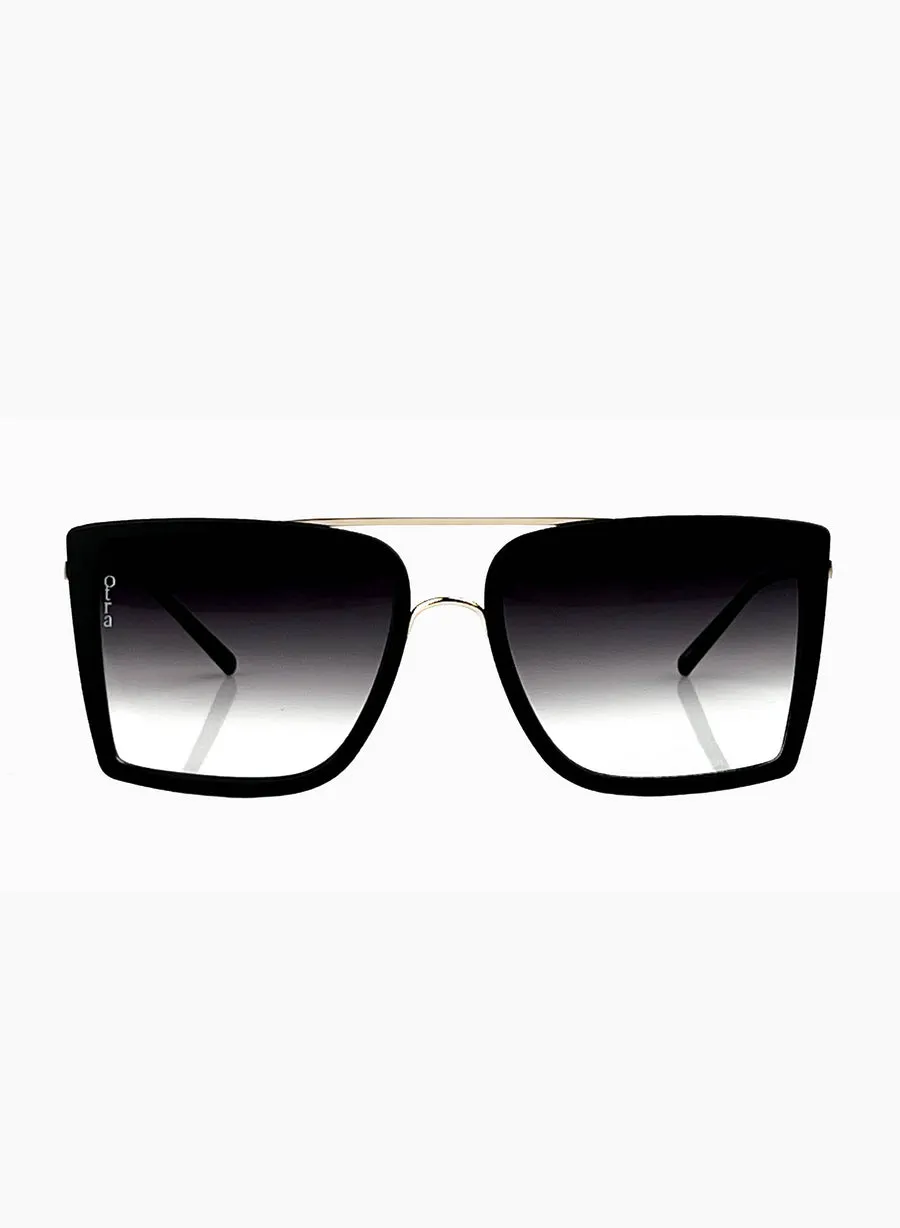 Velda Sunglasses, Black/Goldfade | Otra sold by North & Main Clothing Company product image thumbnail 2