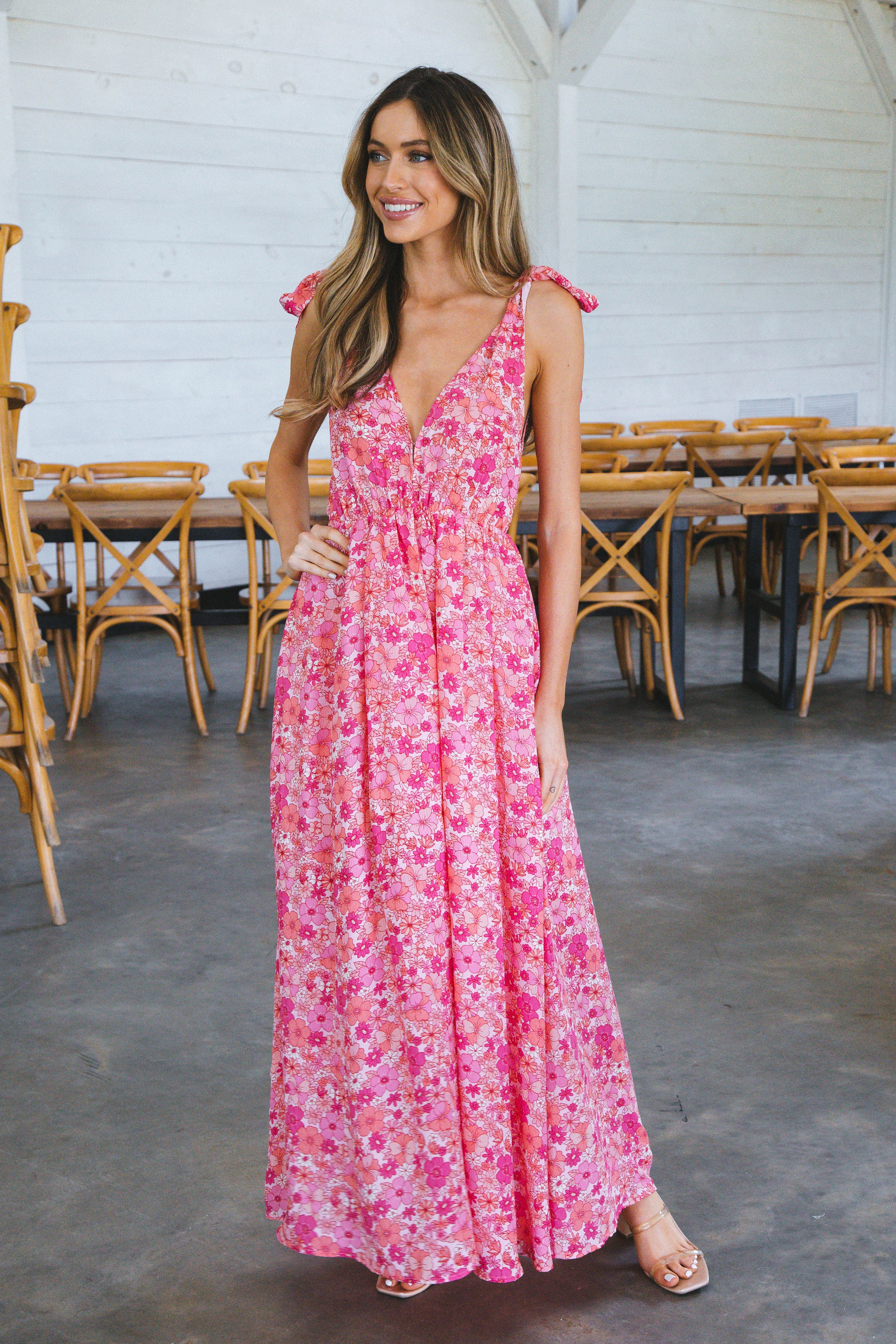 Beautiful Meme Floral Maxi Dress, Hawaiian Sun | Buddy Love sold by North & Main Clothing Company