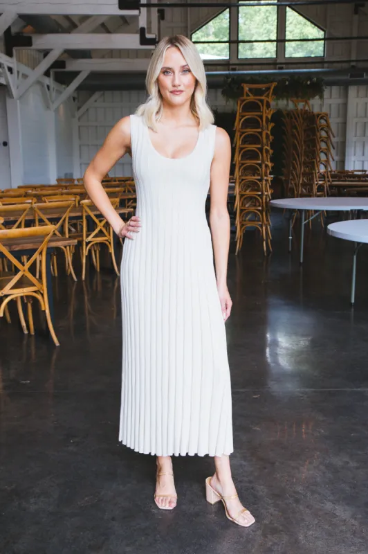 Josie Ribbed Maxi Dress, Taupe sold by North & Main Clothing Company