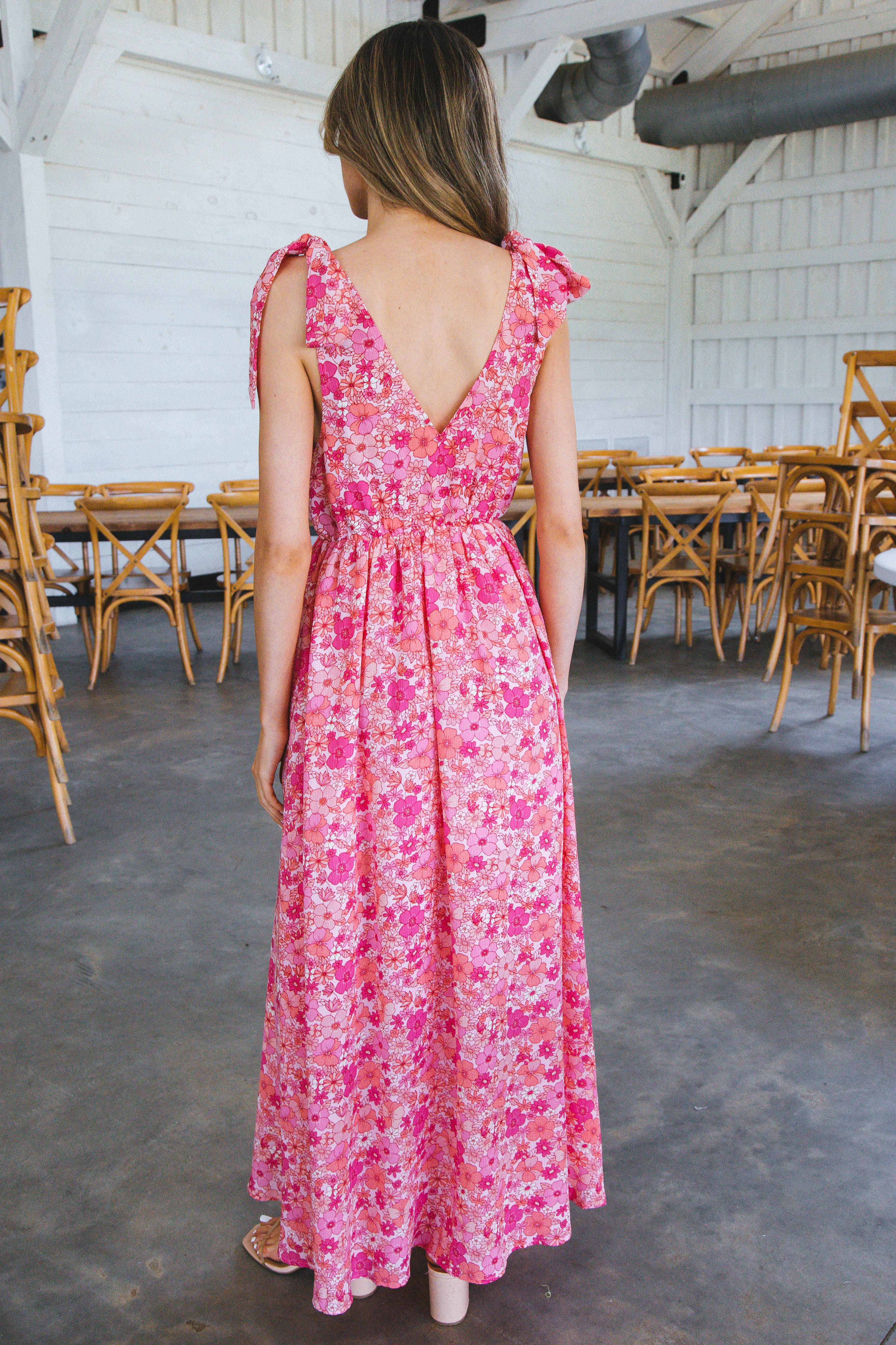 Beautiful Meme Floral Maxi Dress, Hawaiian Sun | Buddy Love sold by North & Main Clothing Company product image thumbnail 4
