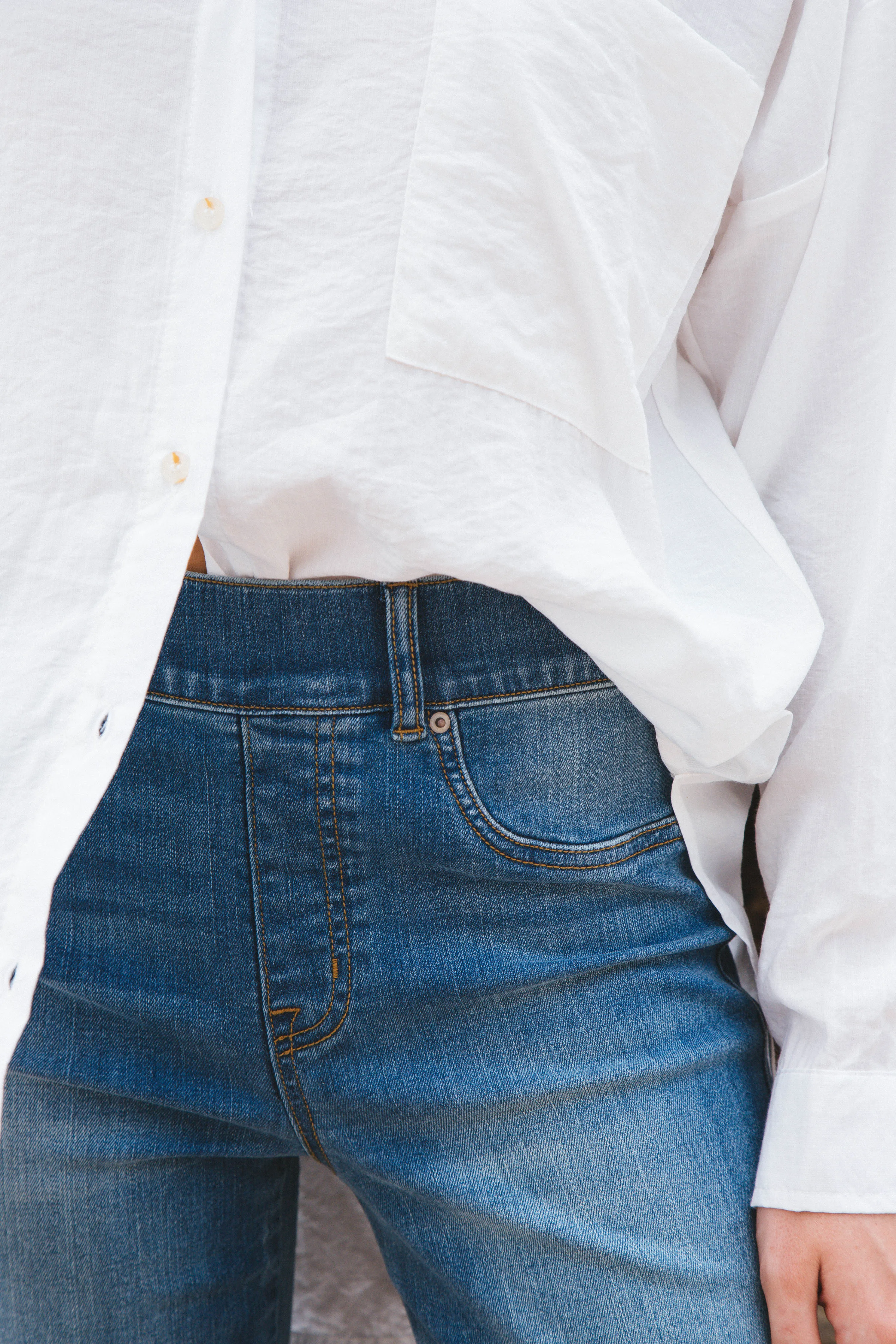 Sissy Straight Leg Jeans, Vintage Indigo | SPANX sold by North & Main Clothing Company product image thumbnail 5