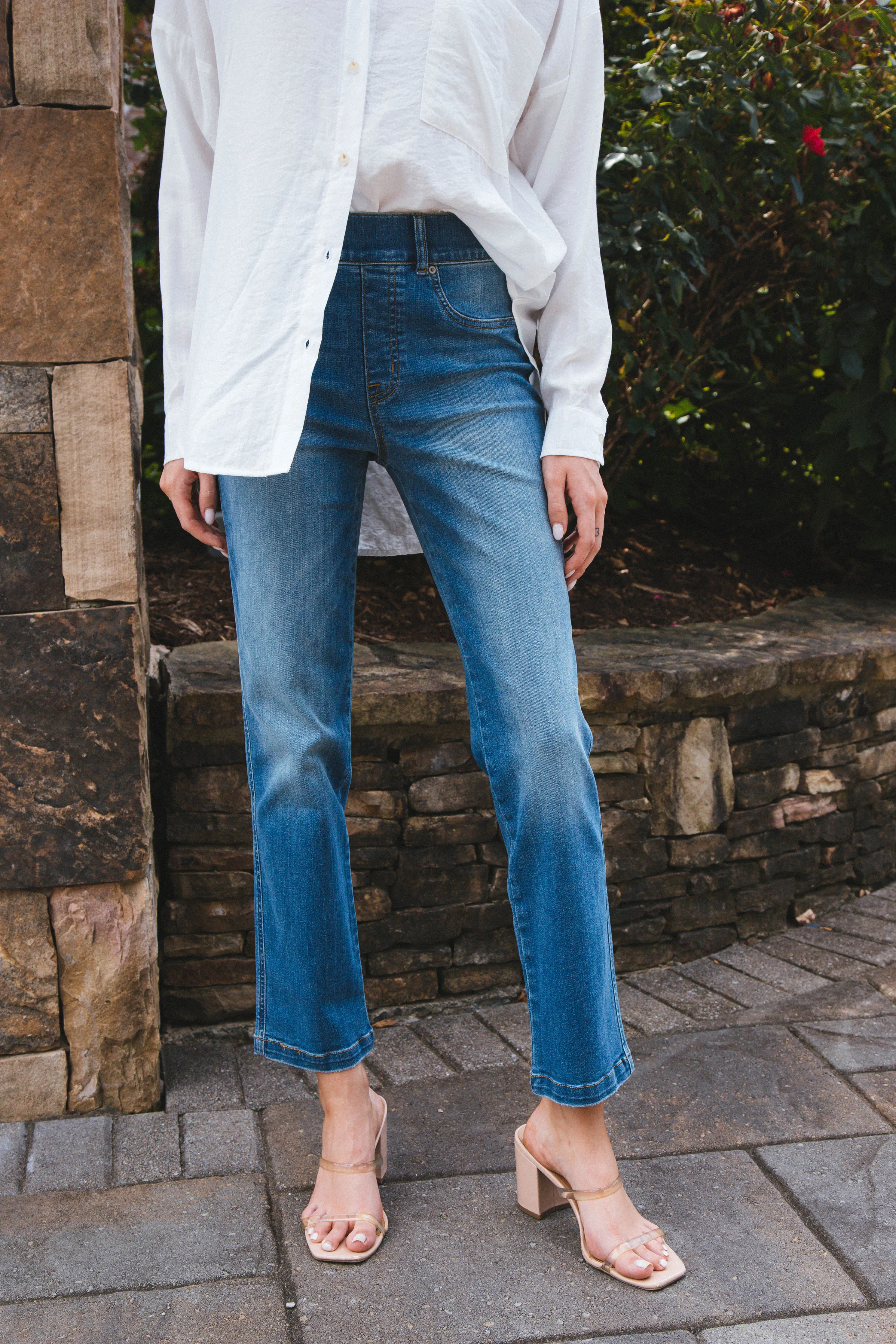 Sissy Straight Leg Jeans, Vintage Indigo | SPANX sold by North & Main Clothing Company product image thumbnail 4