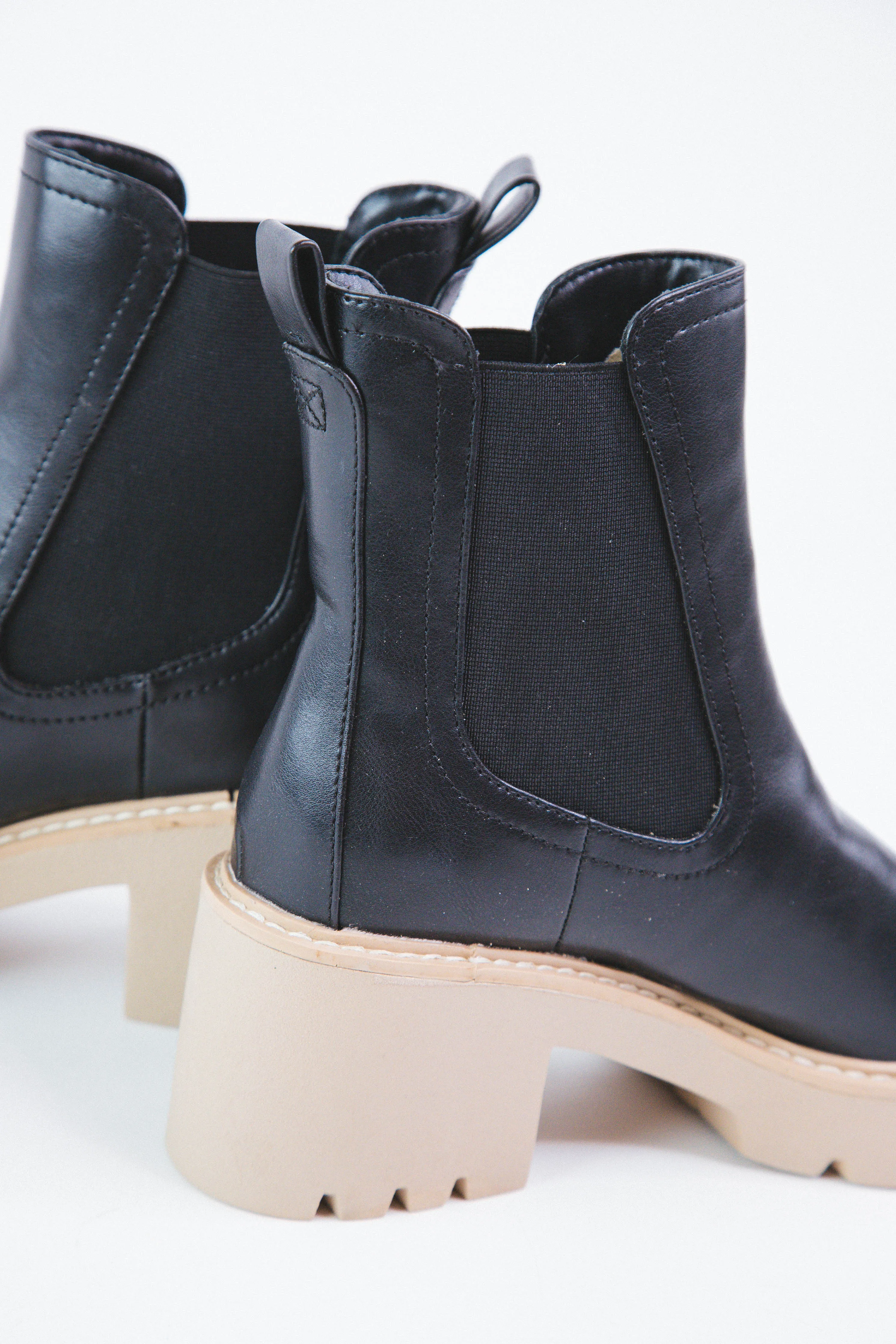 Tobias Lug Sole Chelsea Boot, Black Smooth| DV by Dolce Vita sold by North & Main Clothing Company product image thumbnail 2