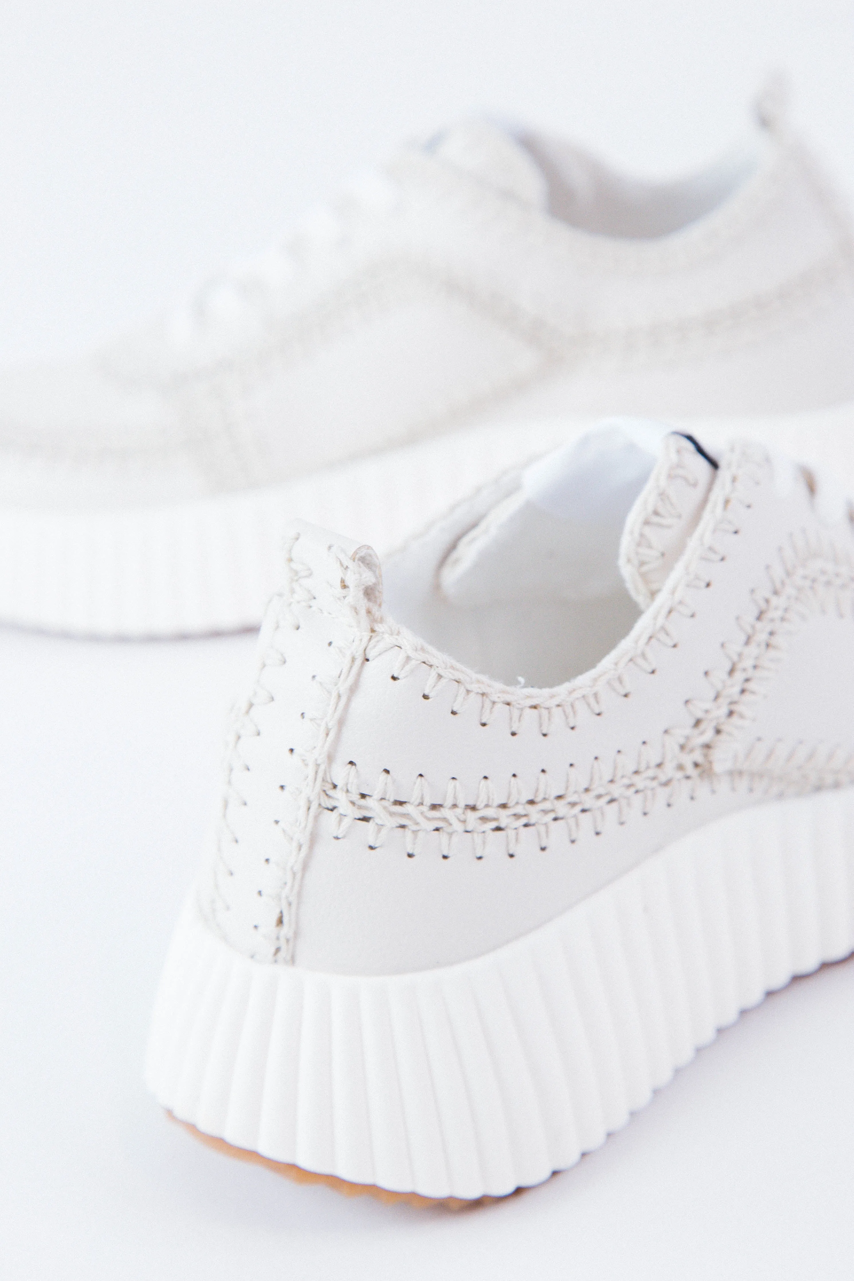 Nelson Patchwork Platform Sneaker, Natural | Coconuts by Matisse sold by North & Main Clothing Company product image thumbnail 3