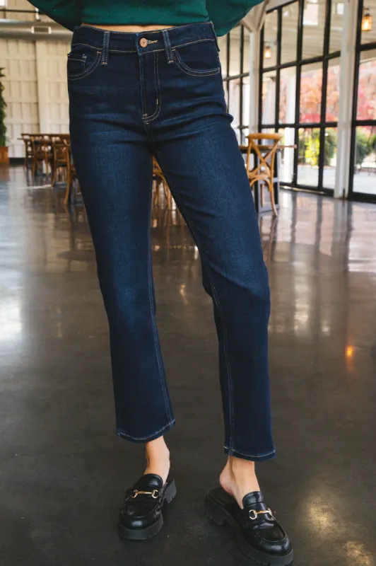 Jeanne High Rise Slim Straight, Enraptured sold by North & Main Clothing Company