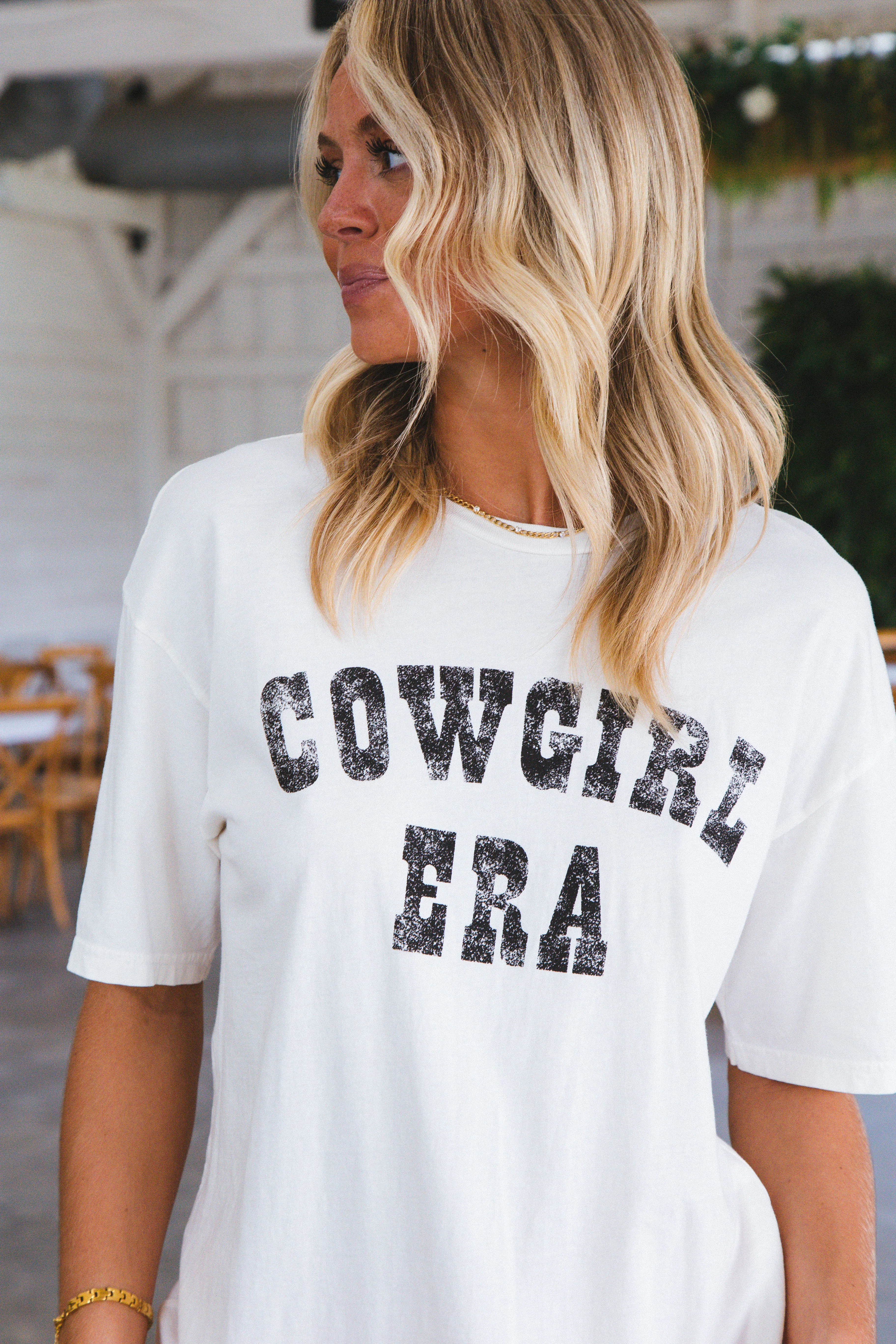 Cowgirl Era Graphic Tee, Cream sold by North & Main Clothing Company product image thumbnail 4