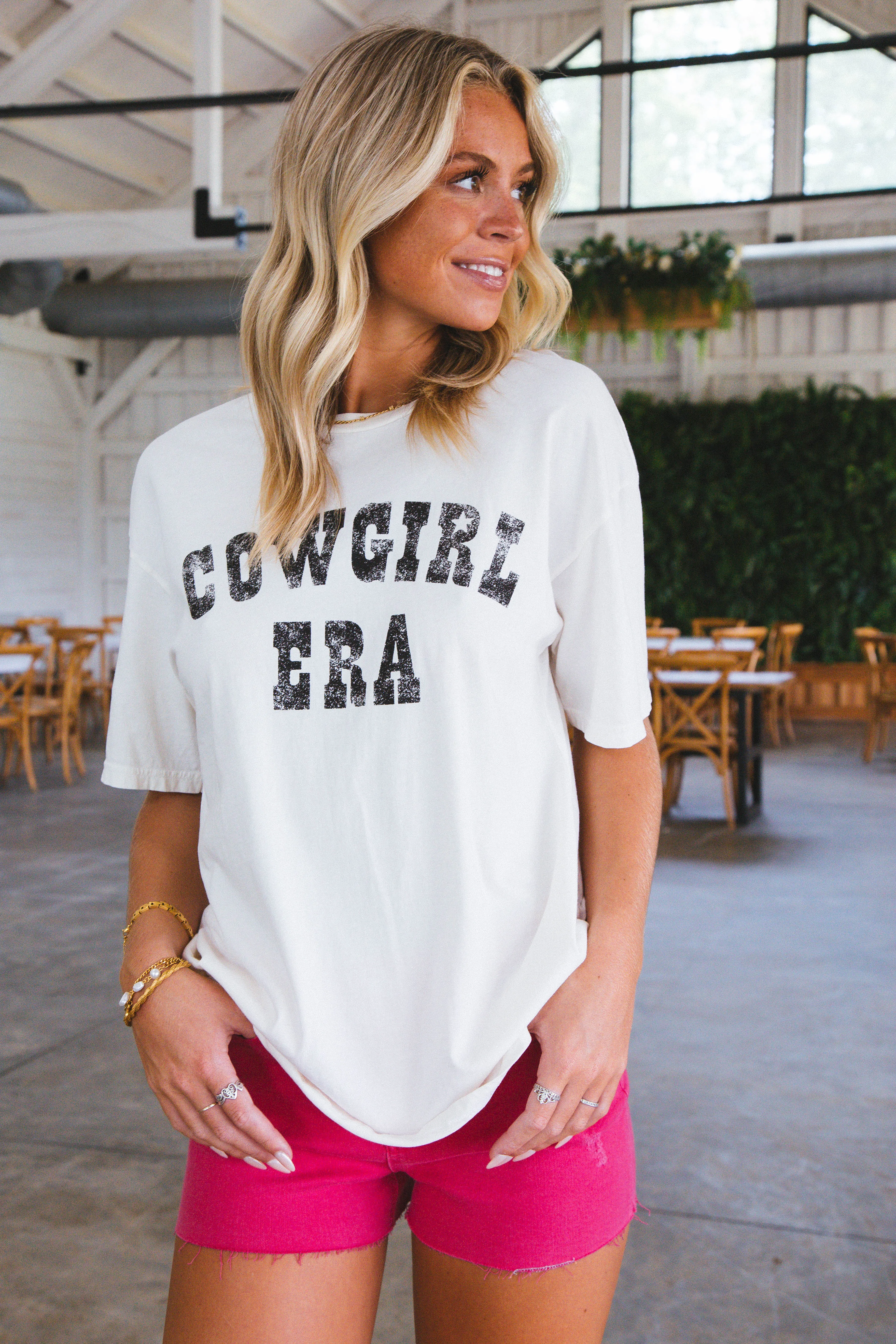 Cowgirl Era Graphic Tee, Cream sold by North & Main Clothing Company product image thumbnail 5
