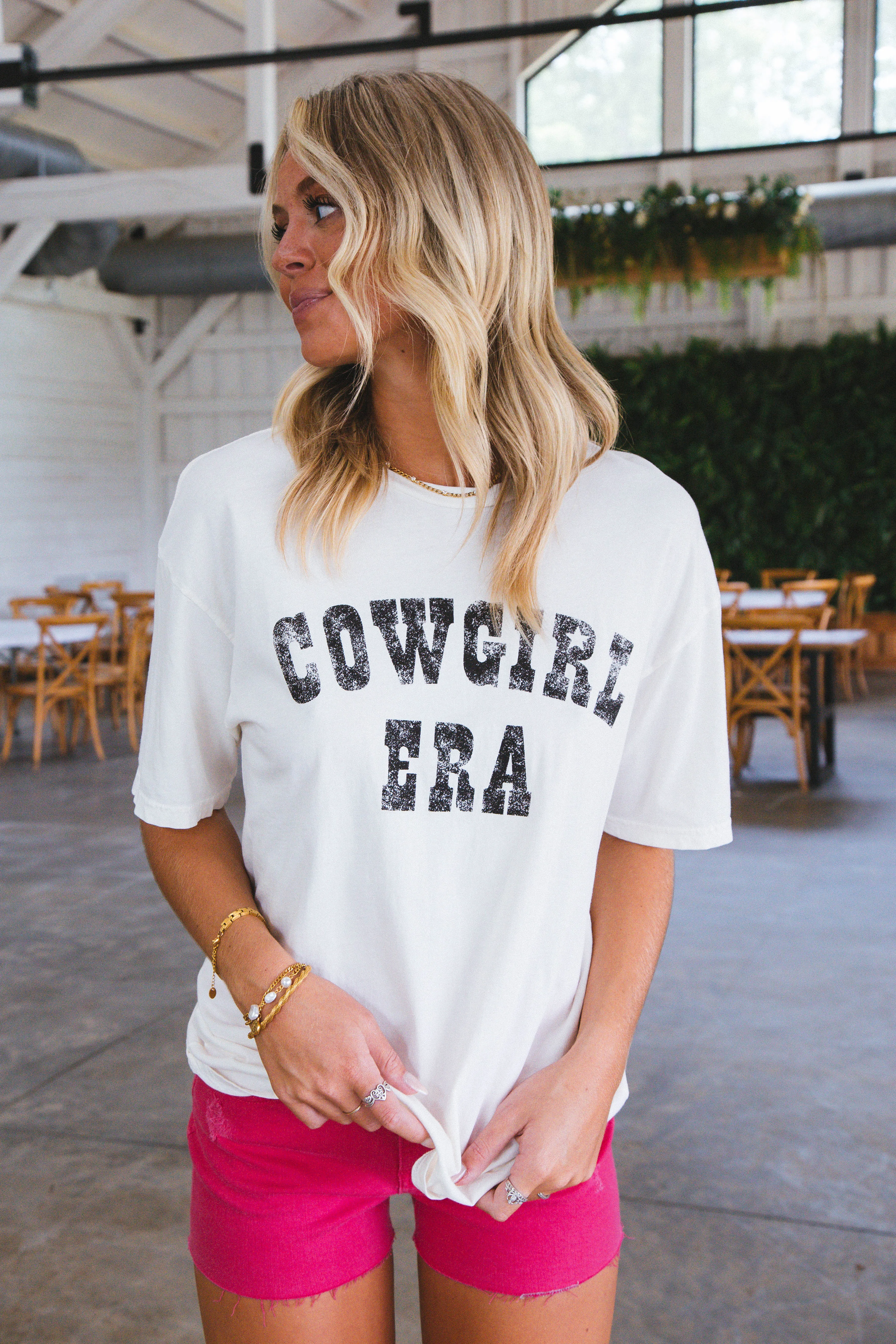 Cowgirl Era Graphic Tee, Cream sold by North & Main Clothing Company