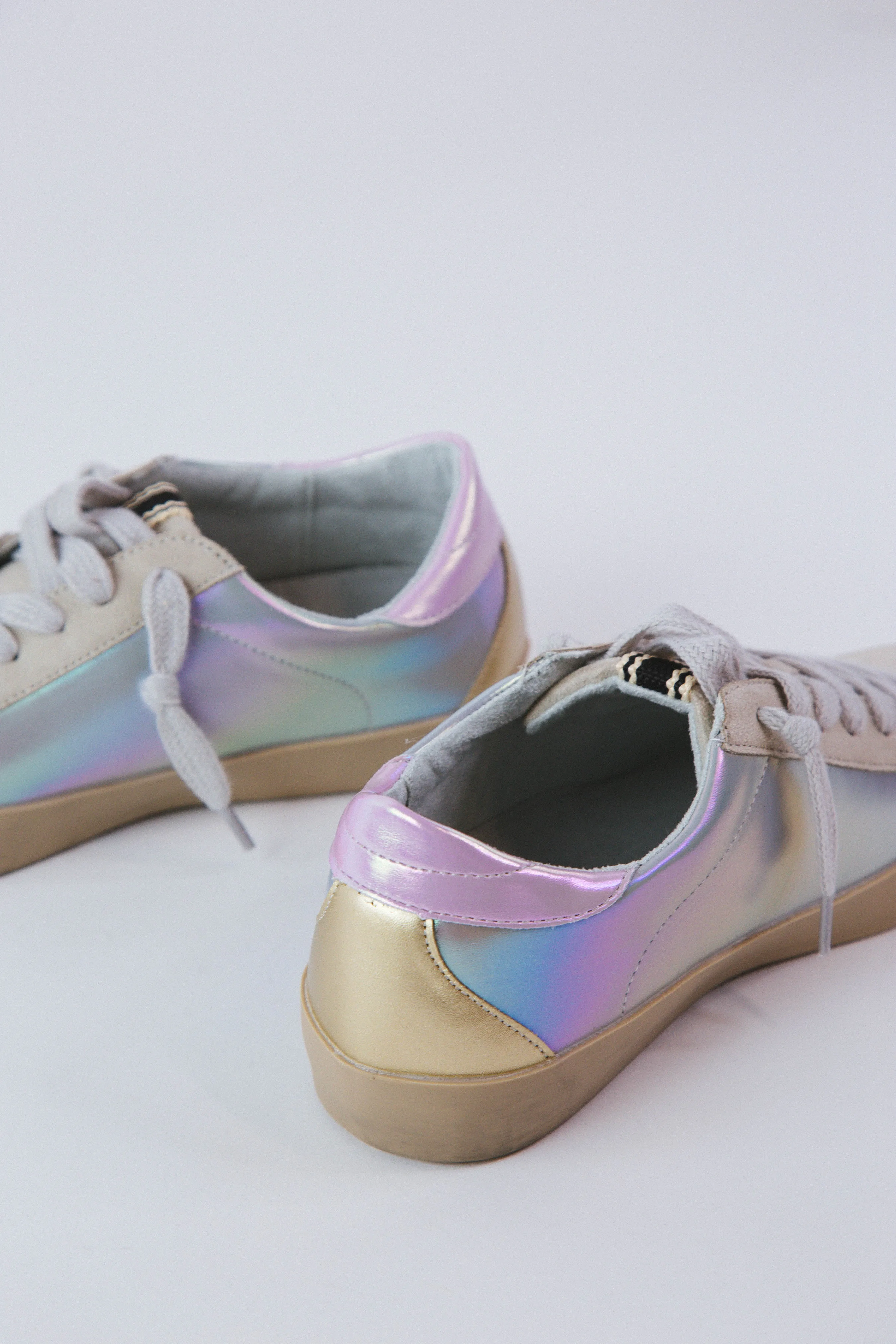 Mia Lace Up Star Sneaker, Steel | ShuShop sold by North & Main Clothing Company product image thumbnail 3