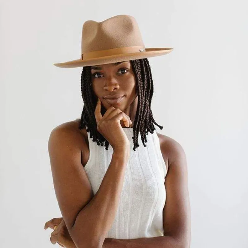 Monroe Rancher Hat, Brown | Gigi Pip sold by North & Main Clothing Company