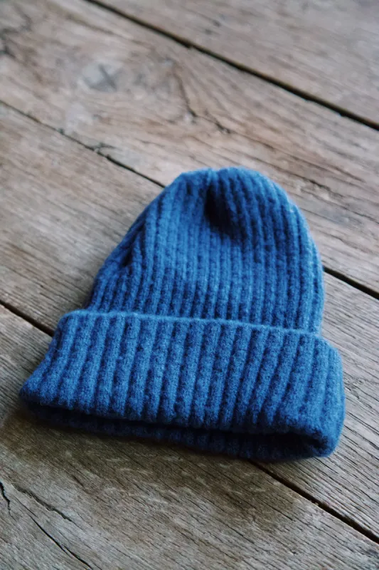 Ikon Heavy Gauge Knit Beanie, Navy sold by North & Main Clothing Company