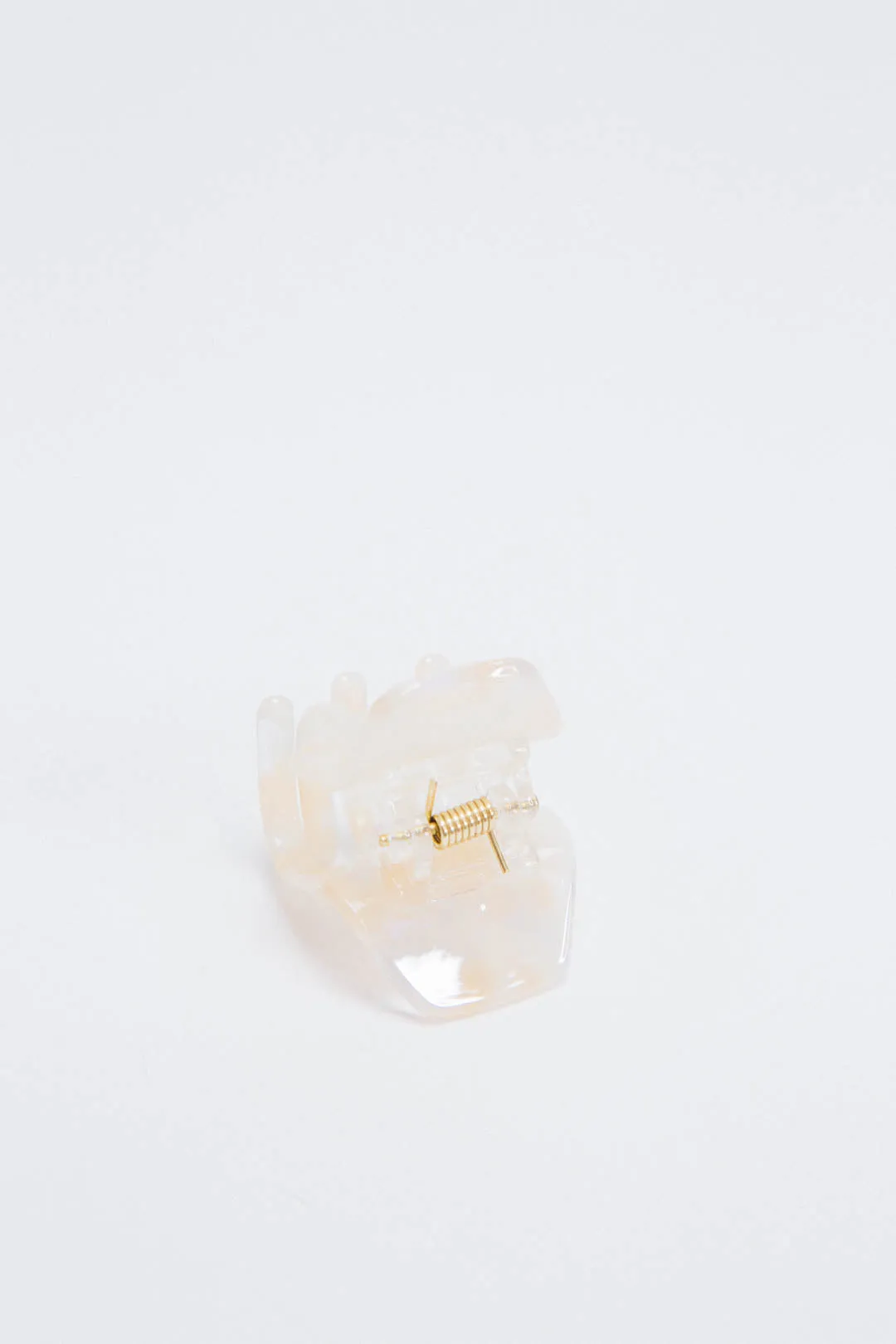 Small Resin Hair Claw, White sold by North & Main Clothing Company product image thumbnail 2