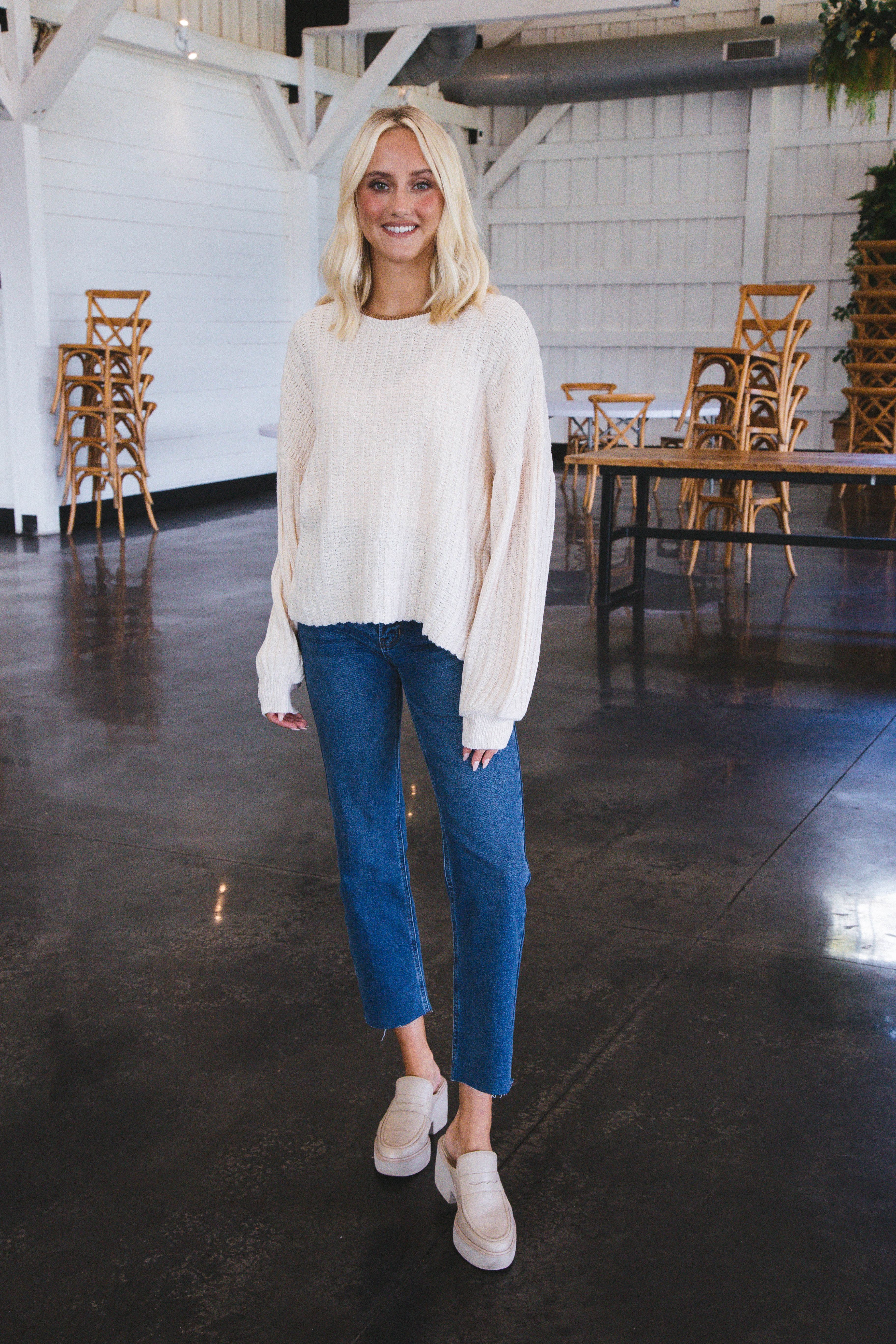 Good Move Pullover Sweater, Cream sold by North & Main Clothing Company product image thumbnail 7