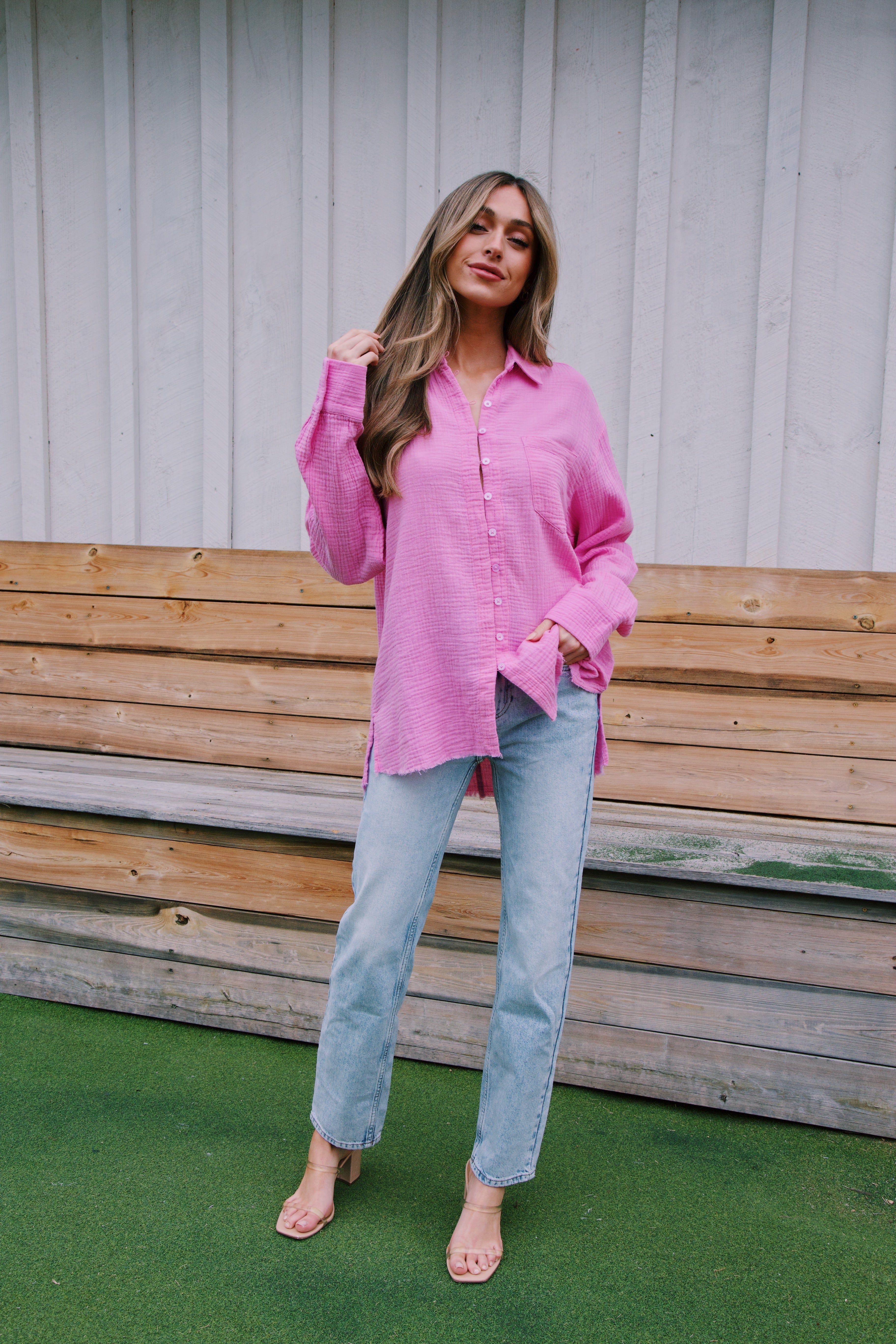 Nellie High Waisted Straight Leg Jeans, Bleach Acid | Free People sold by North & Main Clothing Company product image thumbnail 12