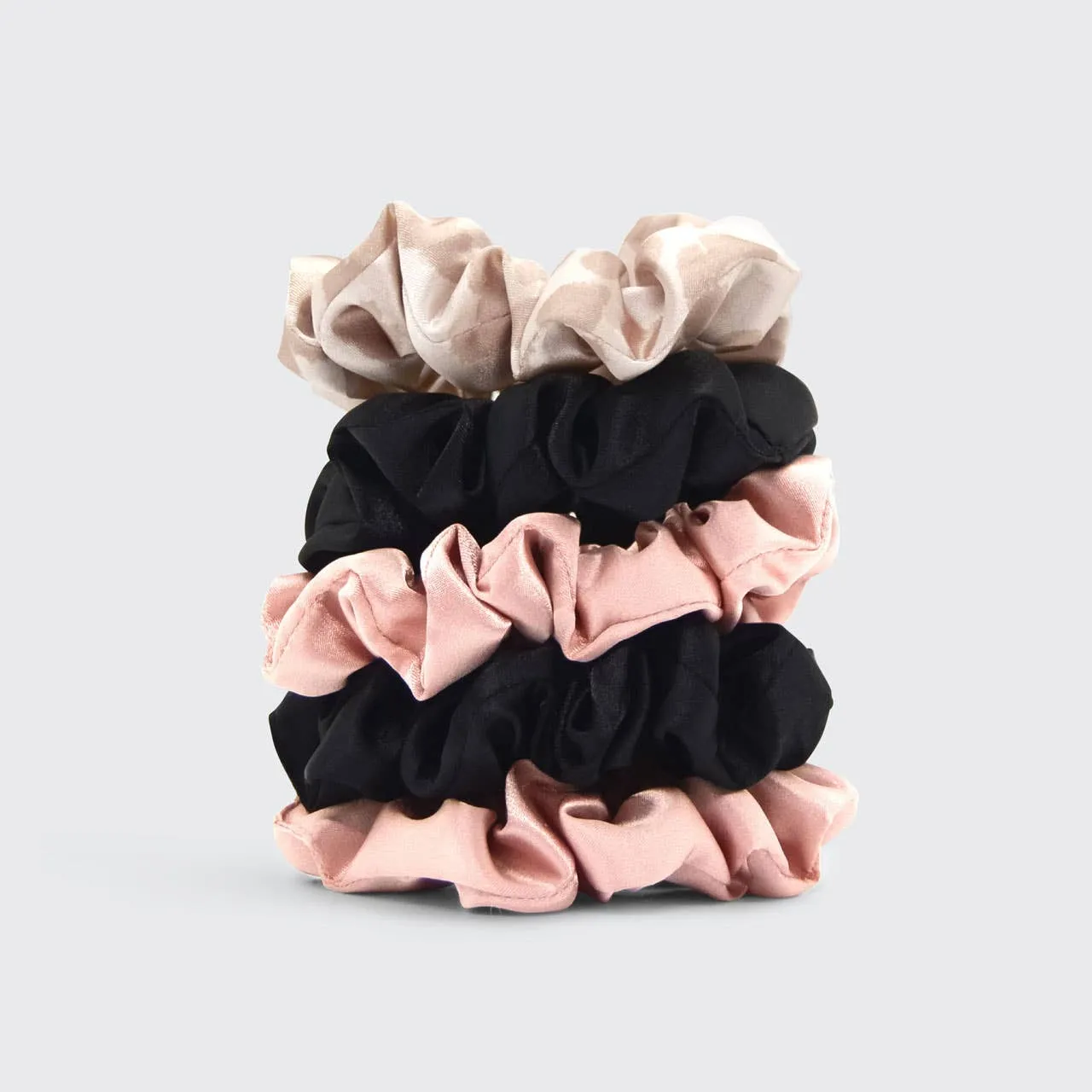 Satin 5-Piece Sleep Scrunchie Set, Assorted | Kitsch sold by North & Main Clothing Company product image thumbnail 3
