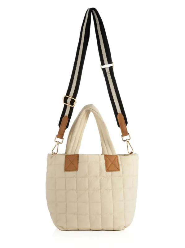 Ezra Quilted Mini Tote Crossbody Bag sold by North & Main Clothing Company