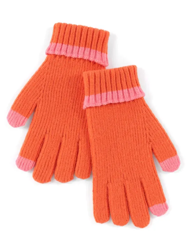 Joy Touchscreen Glove, Orange sold by North & Main Clothing Company