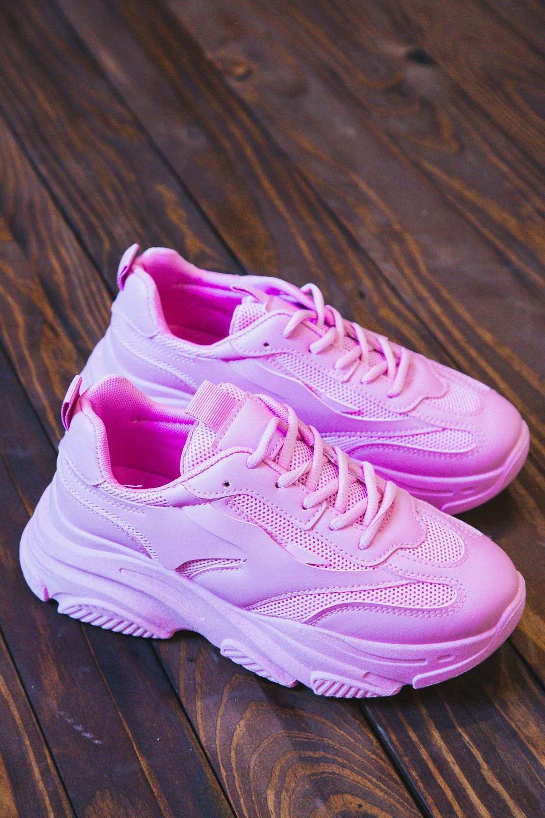 Sagen Chunky Sneaker, Pink PU sold by North & Main Clothing Company
