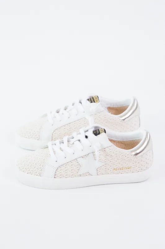 Flair Crochet Sneaker, Light Natural | Vintage Havana sold by North & Main Clothing Company