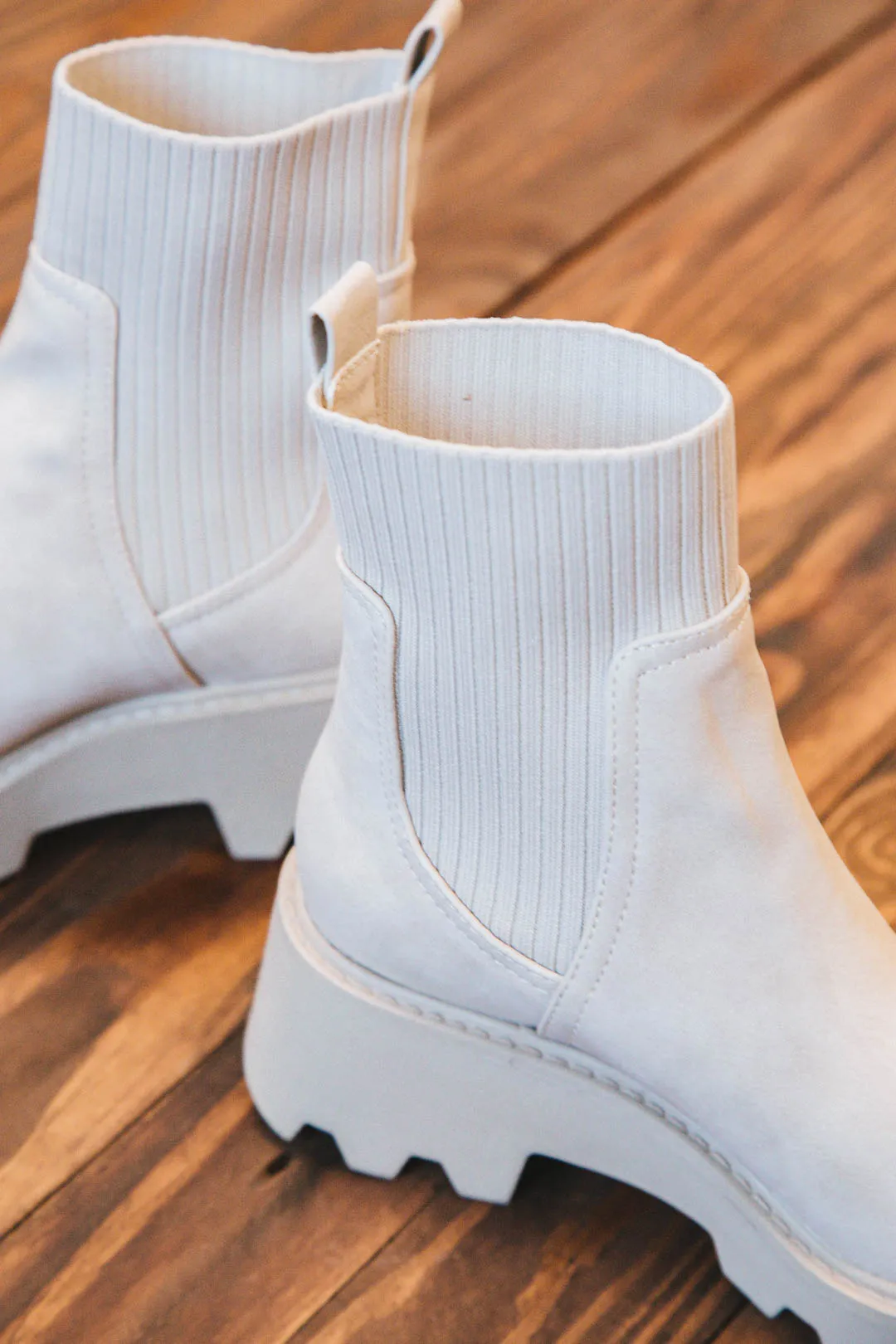 Villa Chelsea Lug Boot, Stone | DV by Dolce Vita sold by North & Main Clothing Company product image thumbnail 4