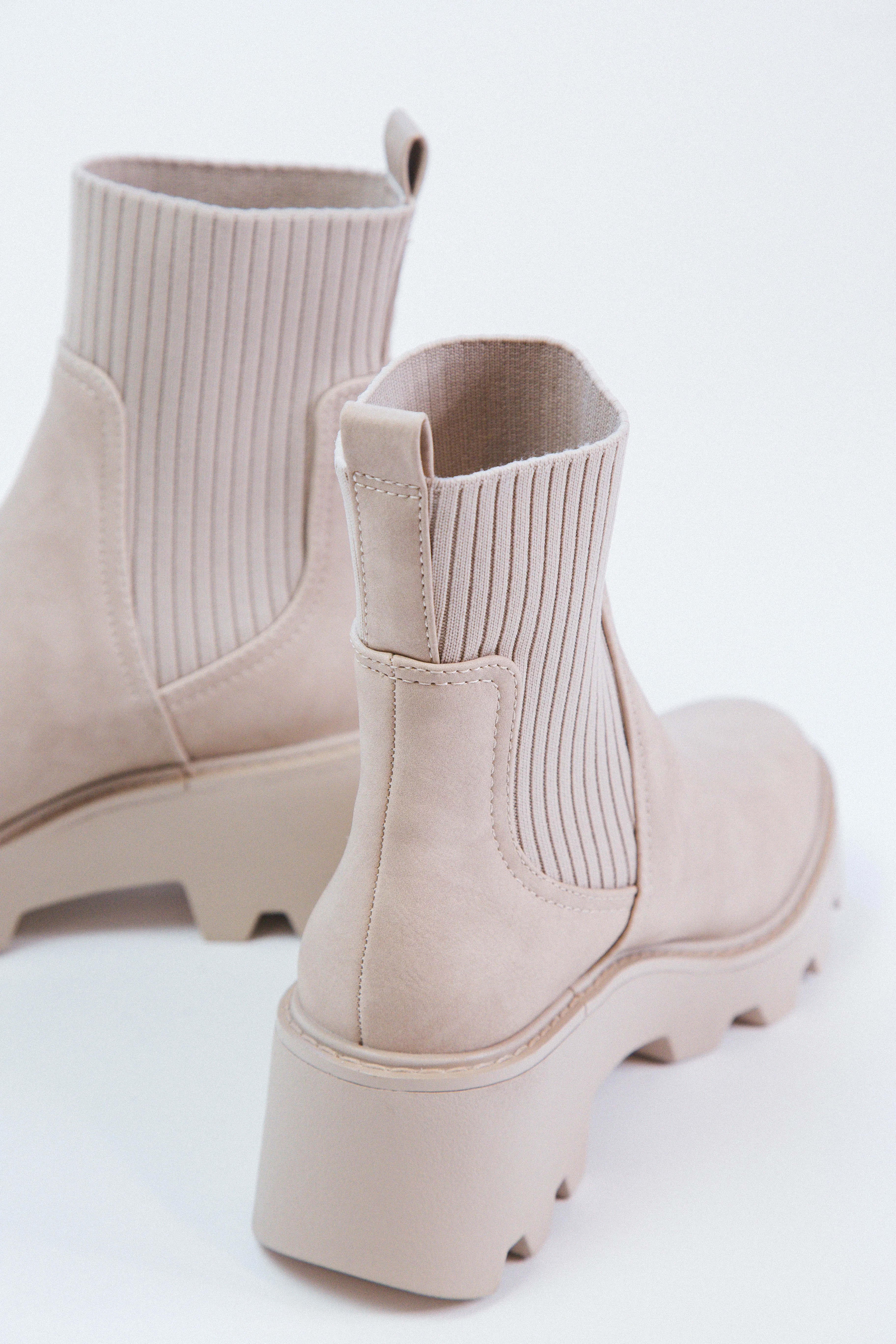 Villa Chelsea Lug Boot, Stone | DV by Dolce Vita sold by North & Main Clothing Company product image thumbnail 2