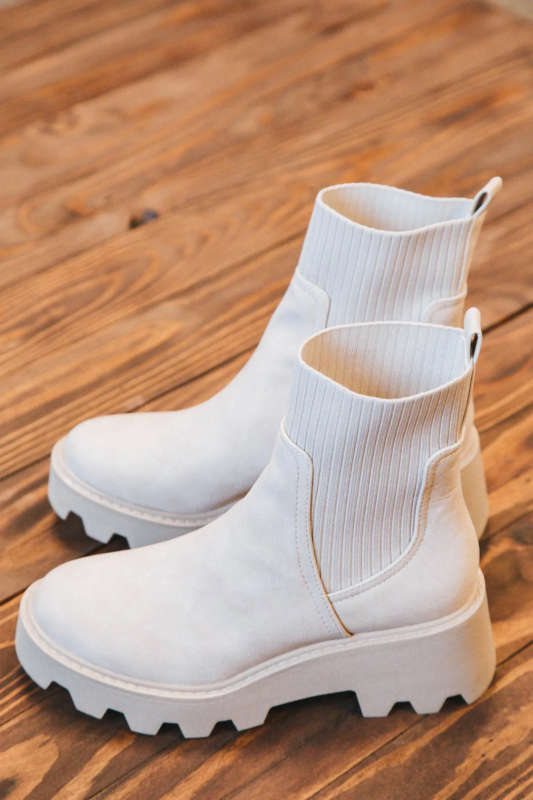 Villa Chelsea Lug Boot, Stone | DV by Dolce Vita sold by North & Main Clothing Company product image thumbnail 3