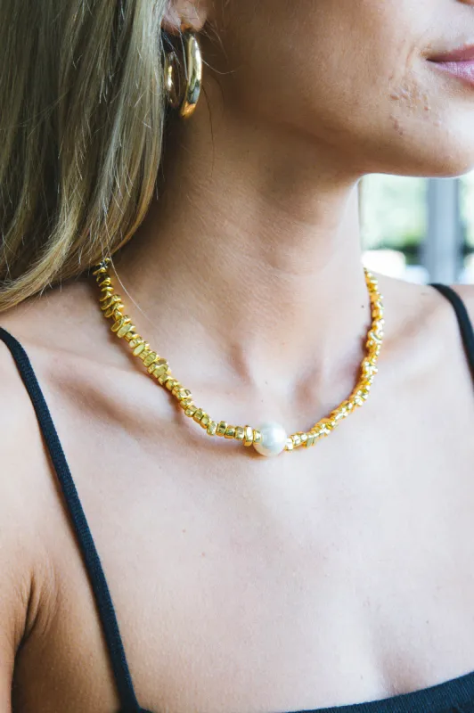Pebble Isle Necklace | BRACHA sold by North & Main Clothing Company