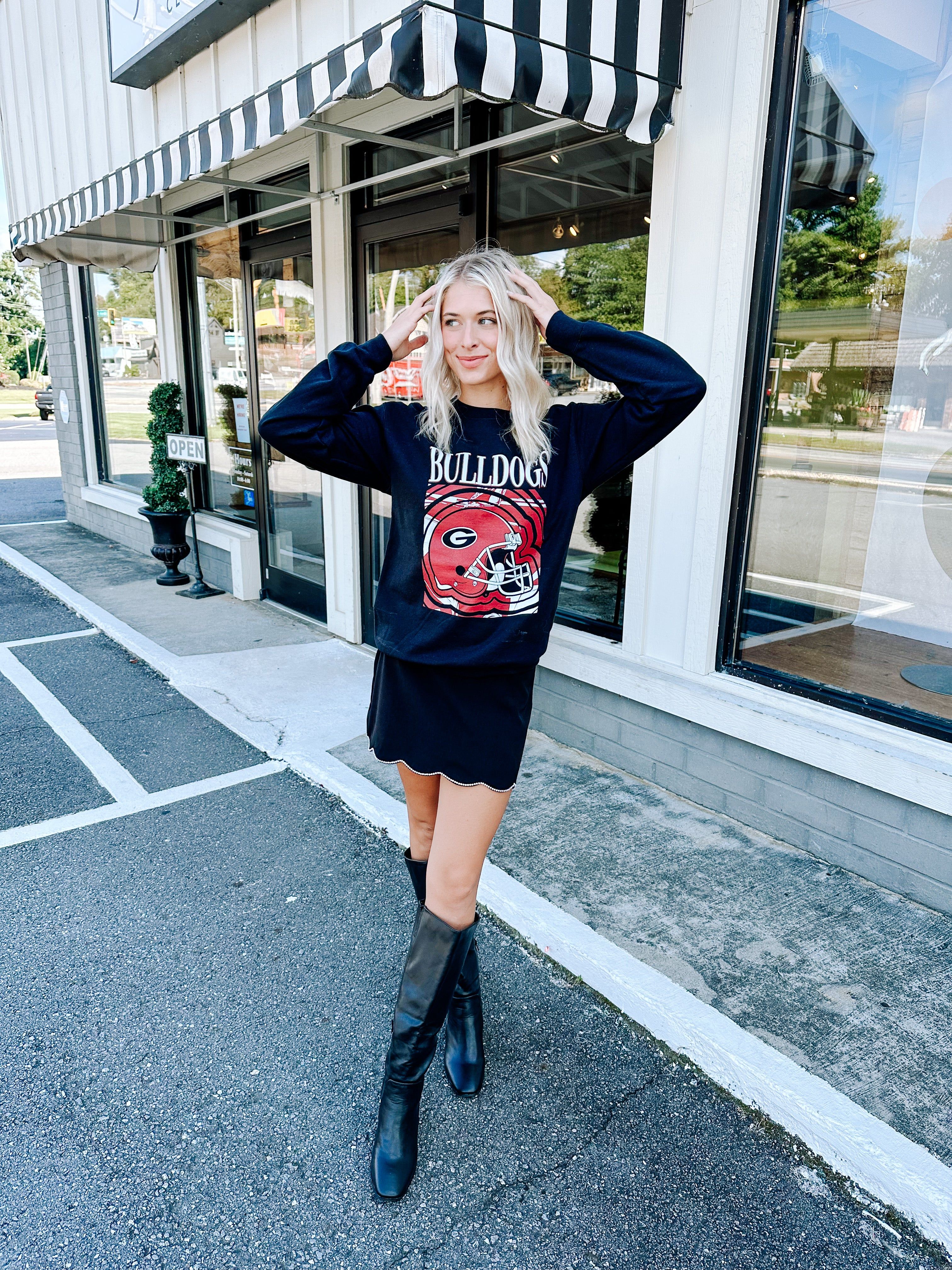 Georgia Bulldogs Sweatshirt, Black | Charlie Southern sold by North & Main Clothing Company product image thumbnail 5