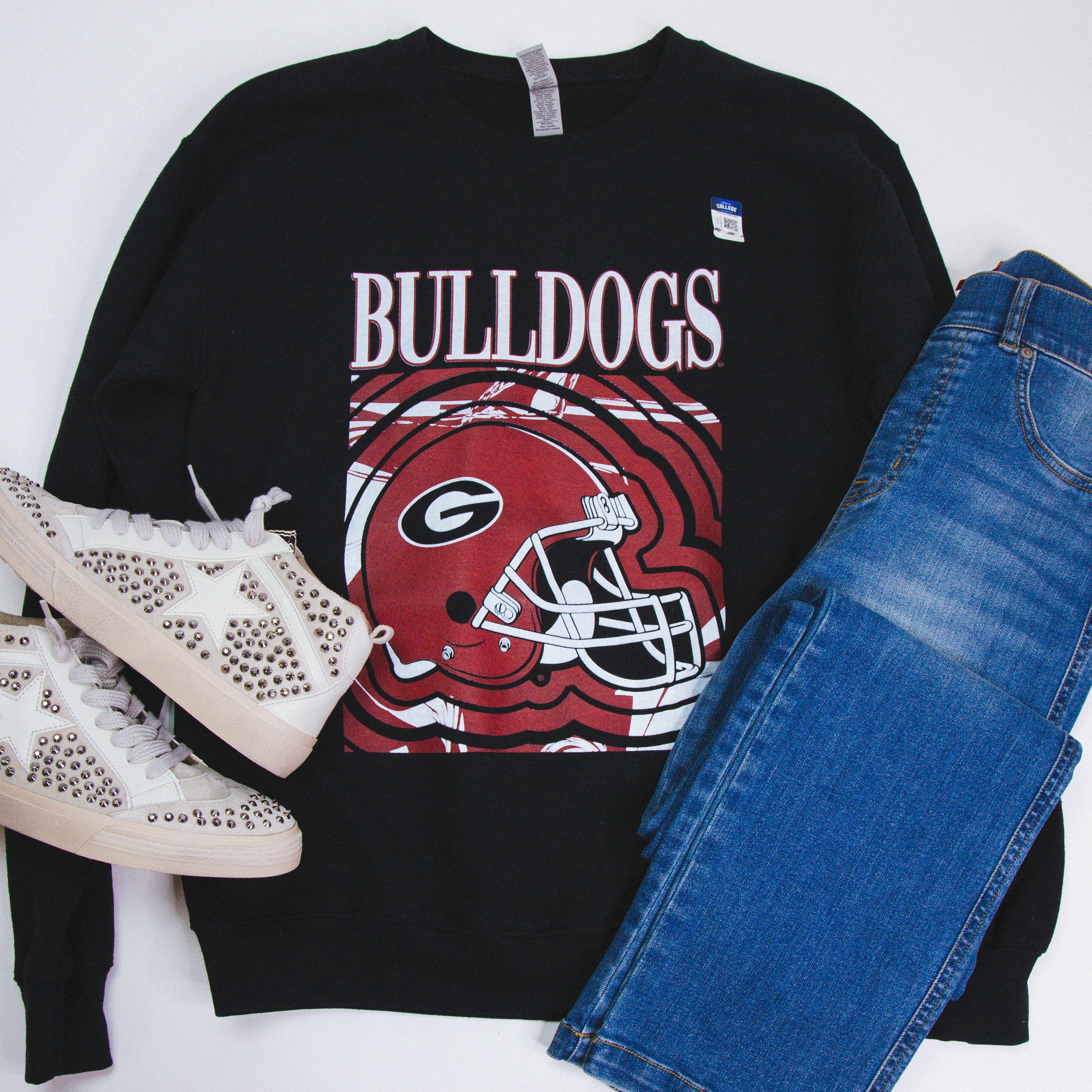 Georgia Bulldogs Sweatshirt, Black | Charlie Southern sold by North & Main Clothing Company product image thumbnail 4