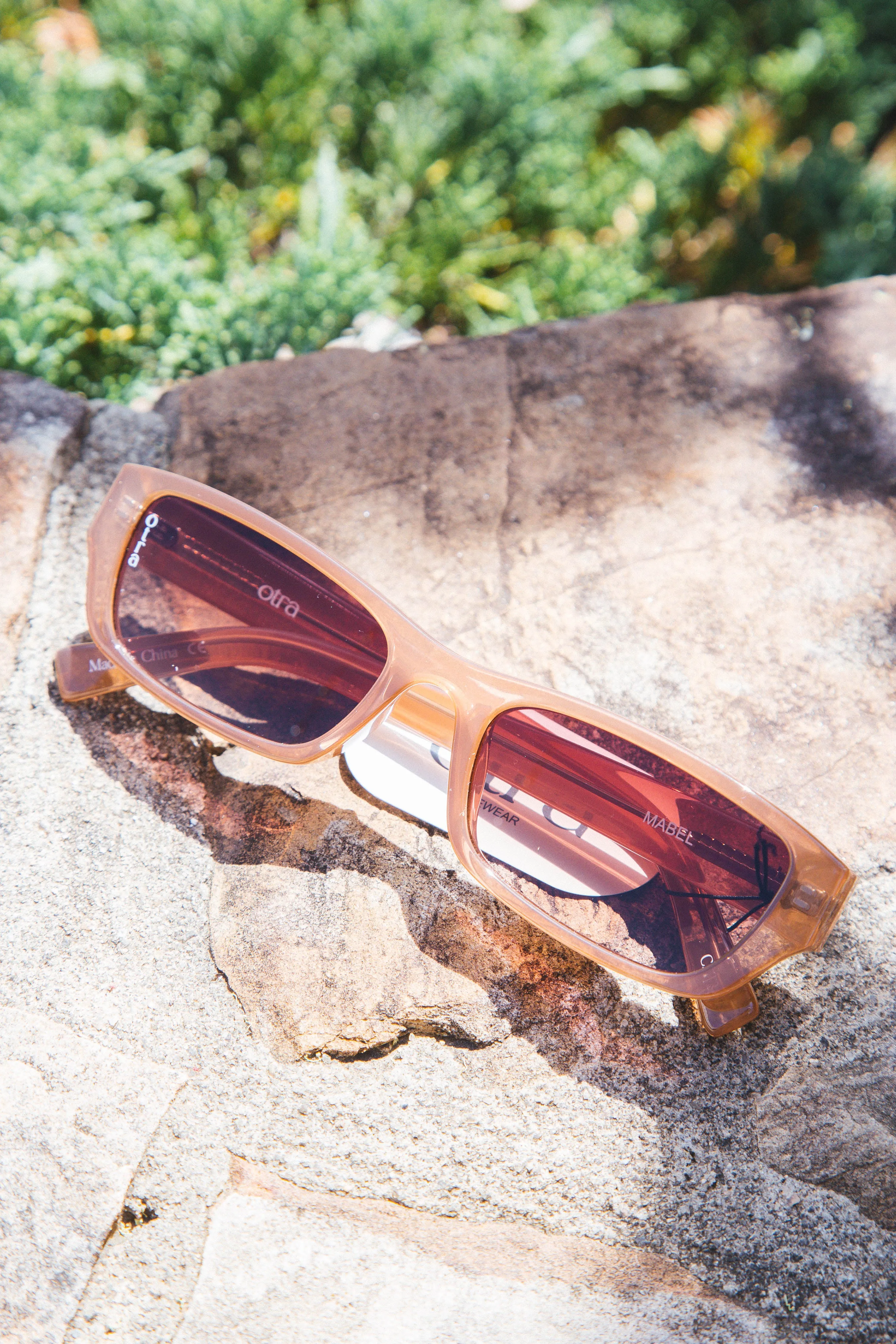 Mabel, Transparent Coffee/Brown | Otra sold by North & Main Clothing Company