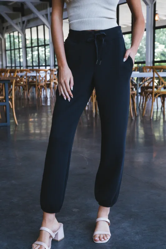 Airessentials Jogger, Very Black | SPANX sold by North & Main Clothing Company