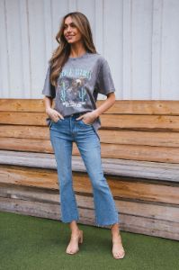America Free Bird Graphic Tee, Denim | Extended Sizes Available sold by North & Main Clothing Company