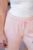 Simone Mid Rise Wide Leg Sweatpants, Dusty Pink sold by North & Main Clothing Company