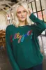 Holly Jolly Pullover Sweater, Green sold by North & Main Clothing Company