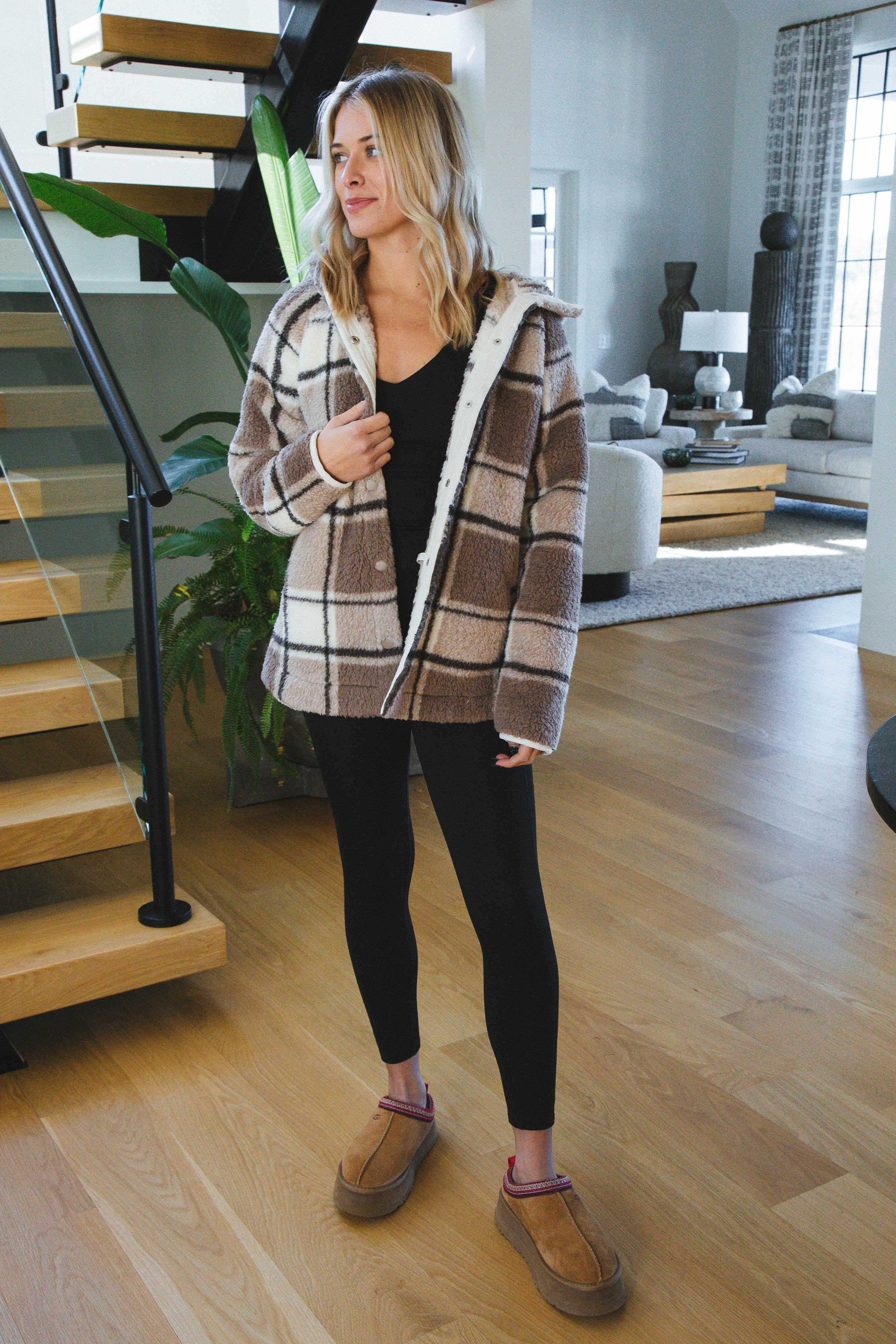 Cross Country Plaid Jacket, Lunar Grey | Z Supply sold by North & Main Clothing Company product image thumbnail 3