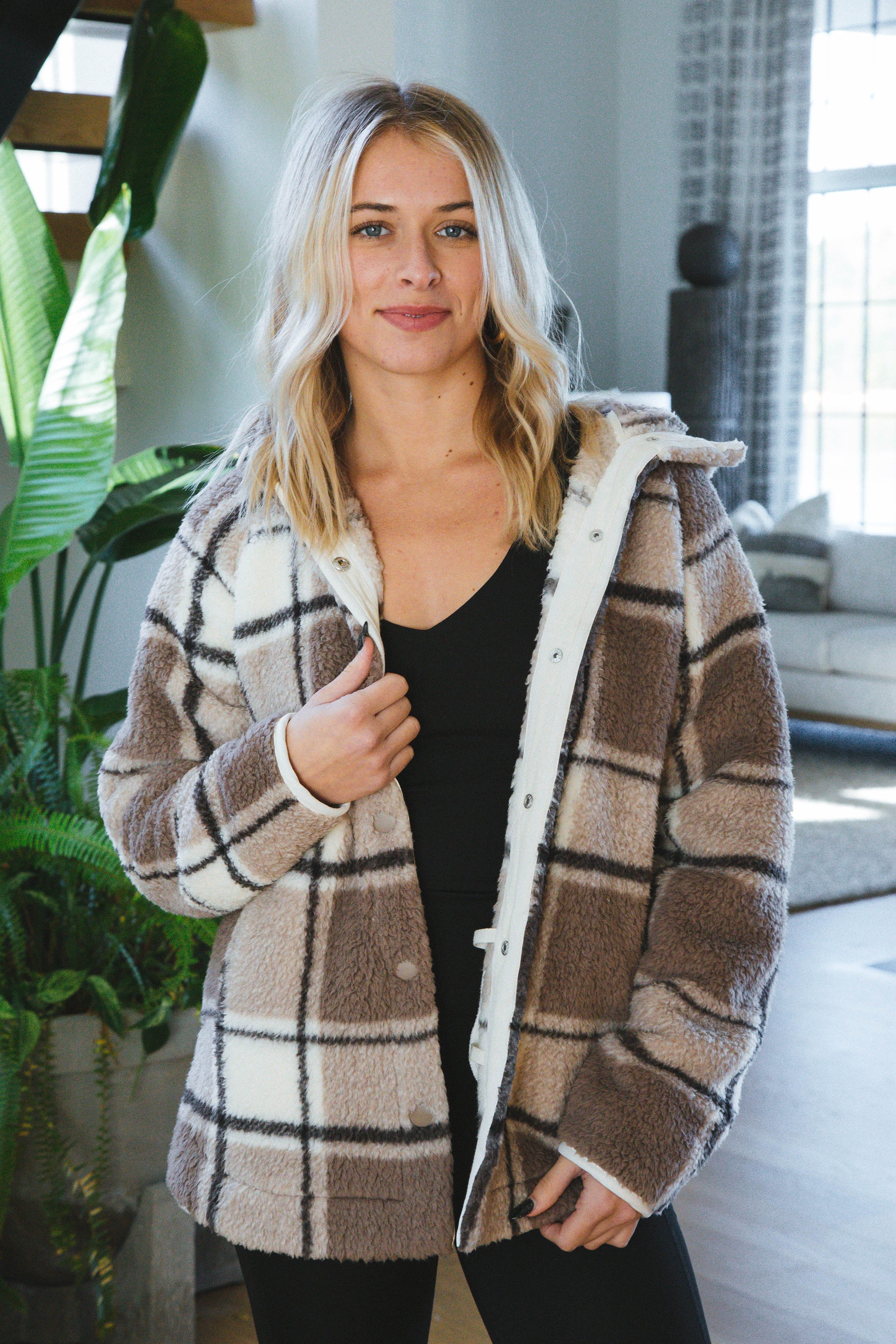 Cross Country Plaid Jacket, Lunar Grey | Z Supply sold by North & Main Clothing Company product image thumbnail 2