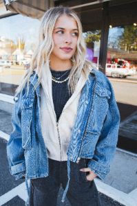 Dandy Denim Jacket, Denim Blue sold by North & Main Clothing Company