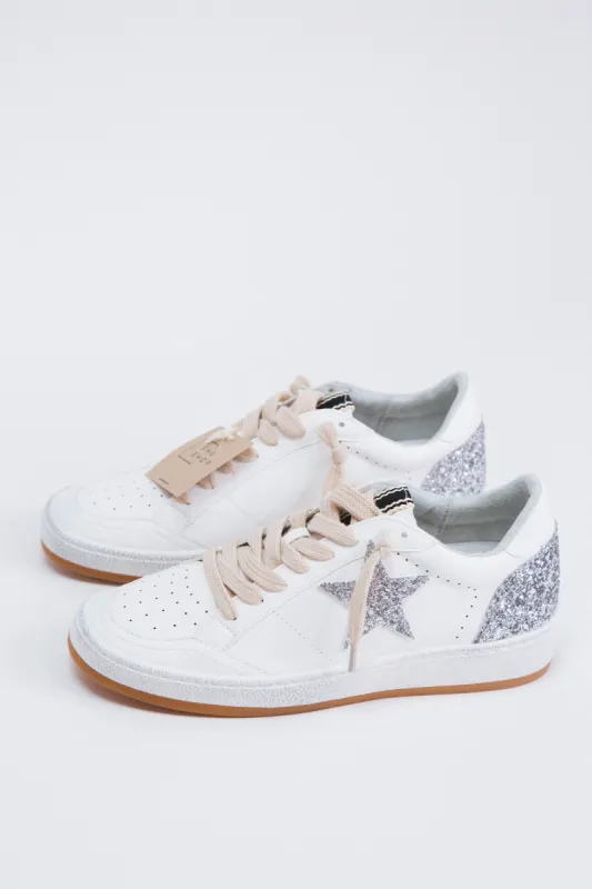 Paz Retro Sneaker, White | SHUSHOP sold by North & Main Clothing Company