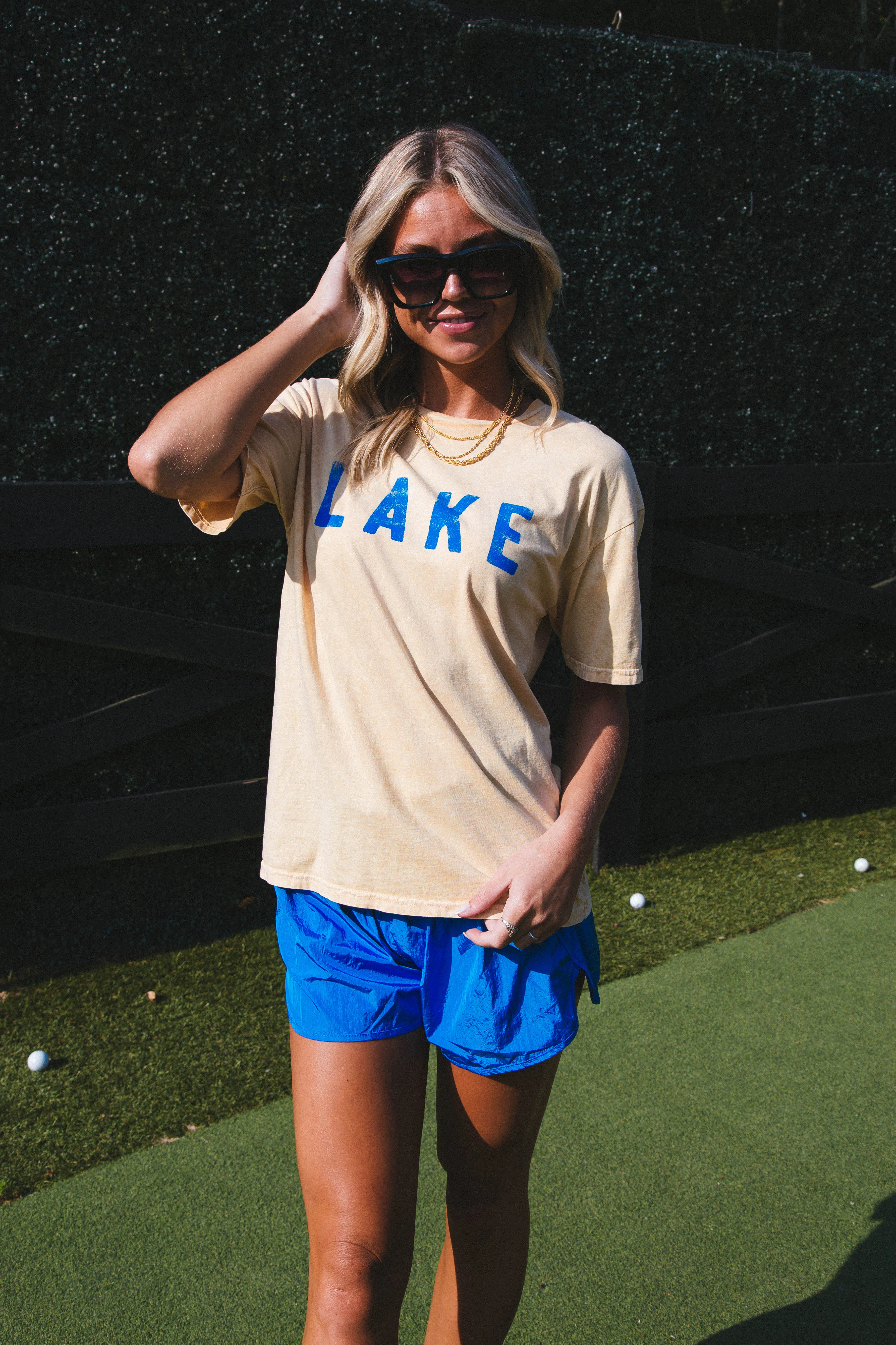 Lake Graphic Tee, Golden sold by North & Main Clothing Company product image thumbnail 2