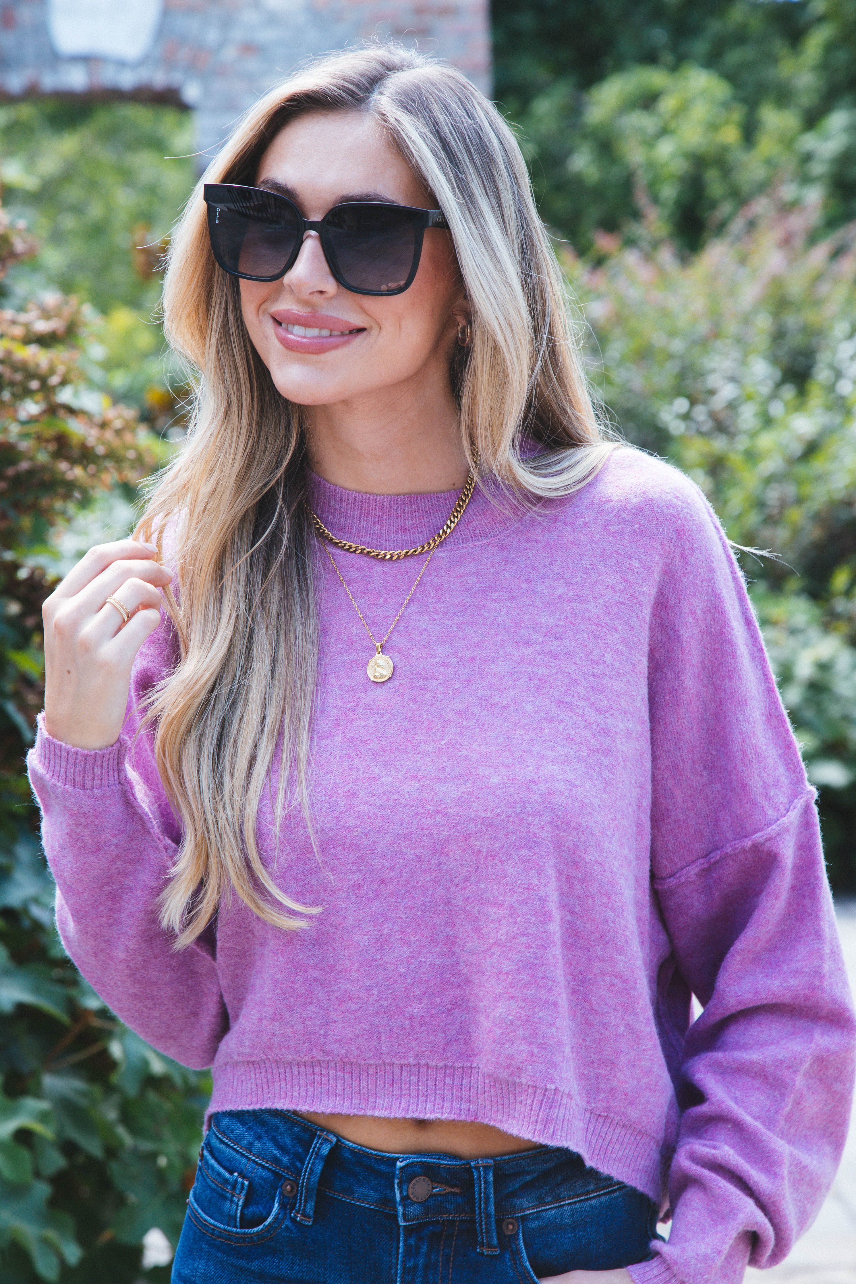 Sammie Sweater, Vintage Plum sold by North & Main Clothing Company product image thumbnail 3