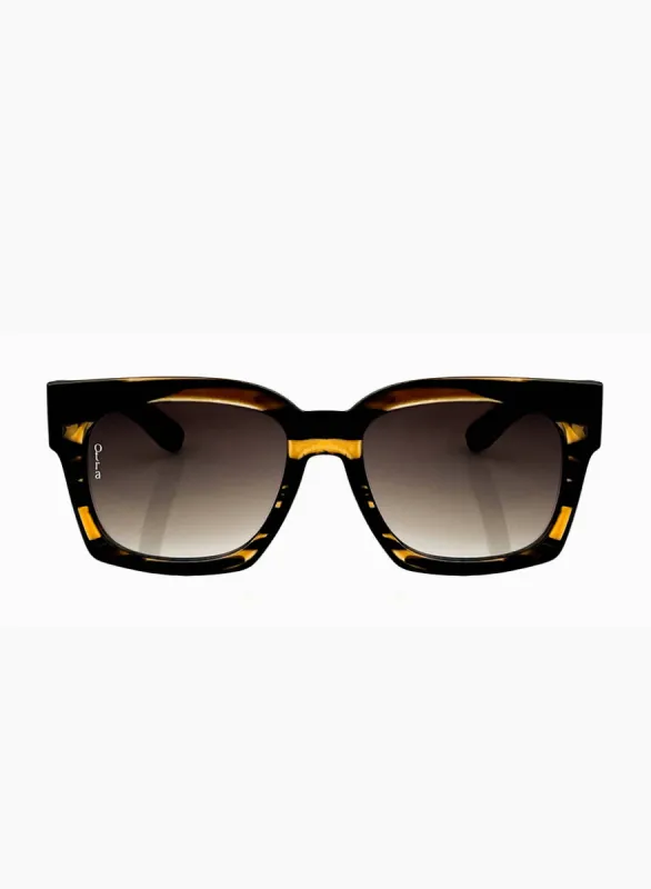 Alba Sunglasses, Tort/Smoke Brown | Otra sold by North & Main Clothing Company