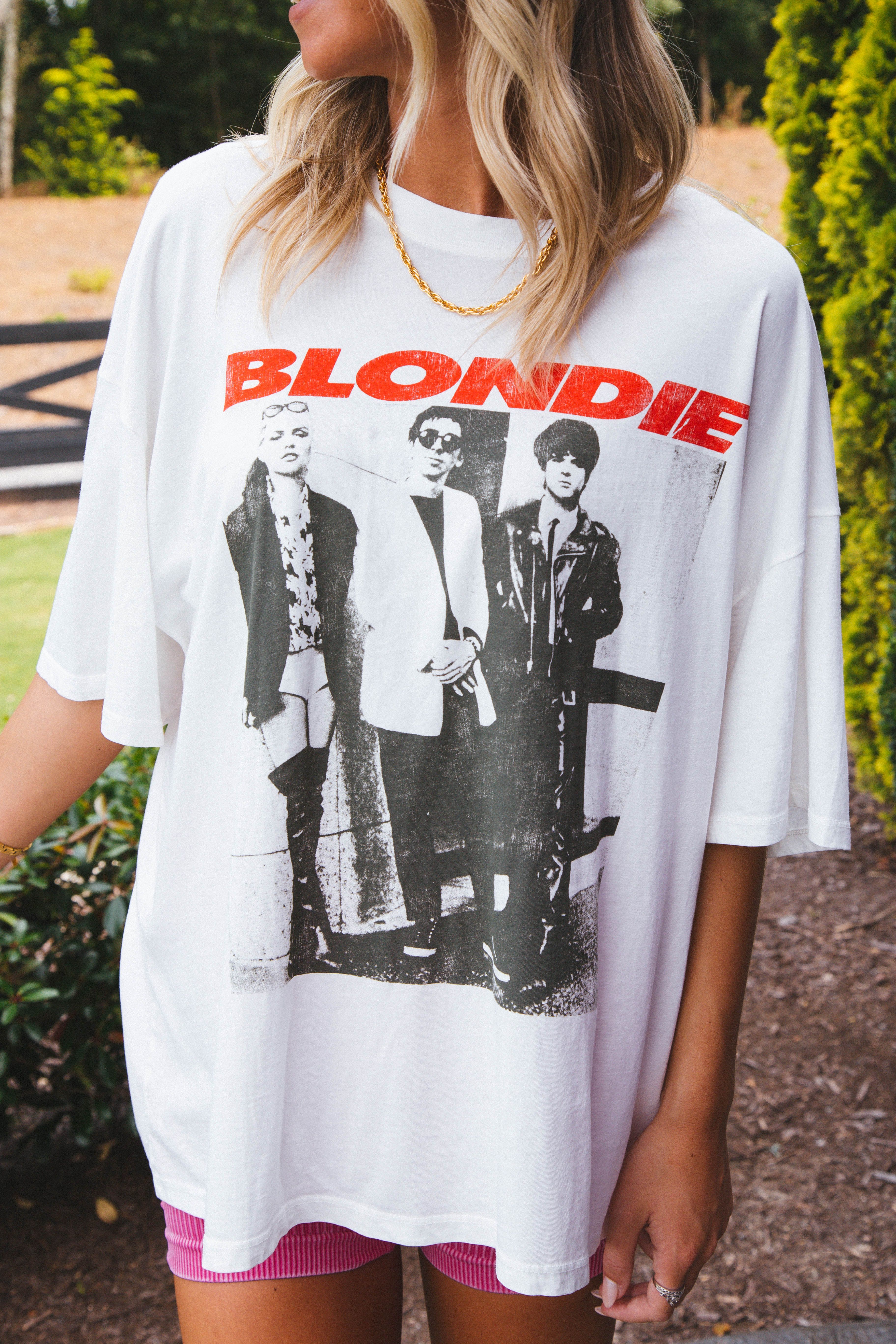 Blondie Self Titled Graphic Tee, Vintage White | DayDreamer sold by North & Main Clothing Company product image thumbnail 3